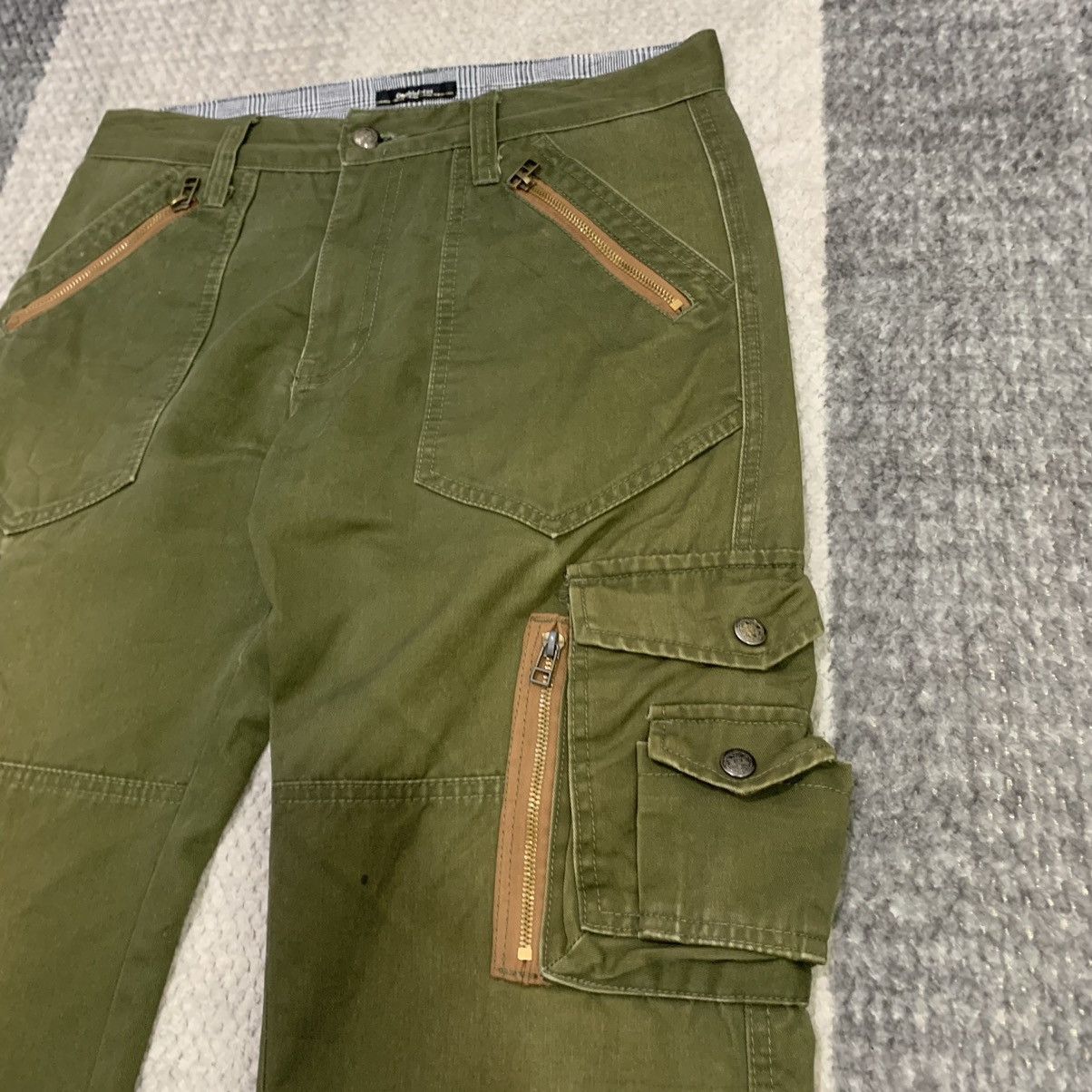 Japanese Brand × Seditionaries DOUBLEFOCUS 90s BAGGY MULTIPOCKET ZIPPER UTILITY CARGO PANT Size US 32 / EU 48 - 7 Thumbnail