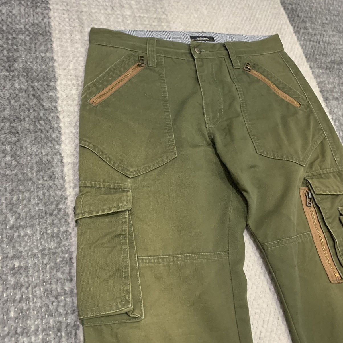 Japanese Brand × Seditionaries DOUBLEFOCUS 90s BAGGY MULTIPOCKET ZIPPER UTILITY CARGO PANT Size US 32 / EU 48 - 6 Thumbnail