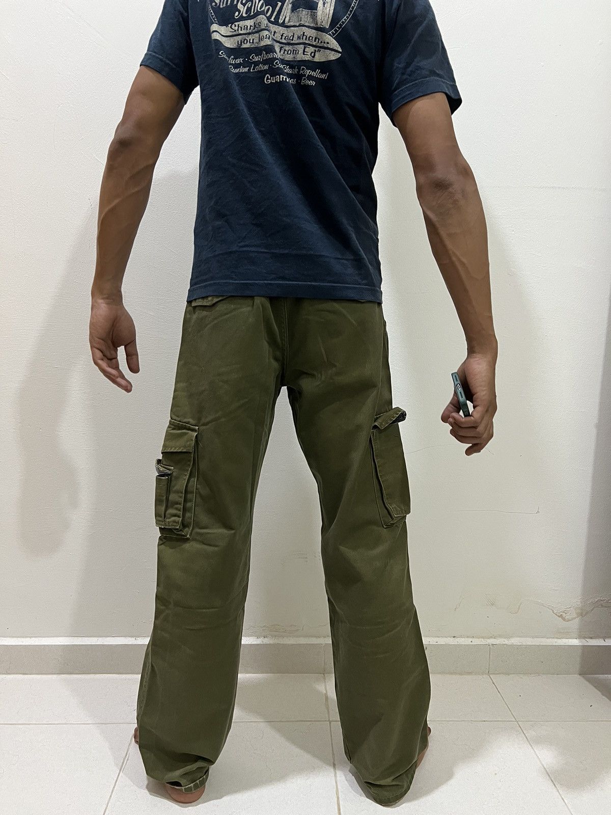 Japanese Brand × Seditionaries DOUBLEFOCUS 90s BAGGY MULTIPOCKET ZIPPER UTILITY CARGO PANT Size US 32 / EU 48 - 25 Thumbnail