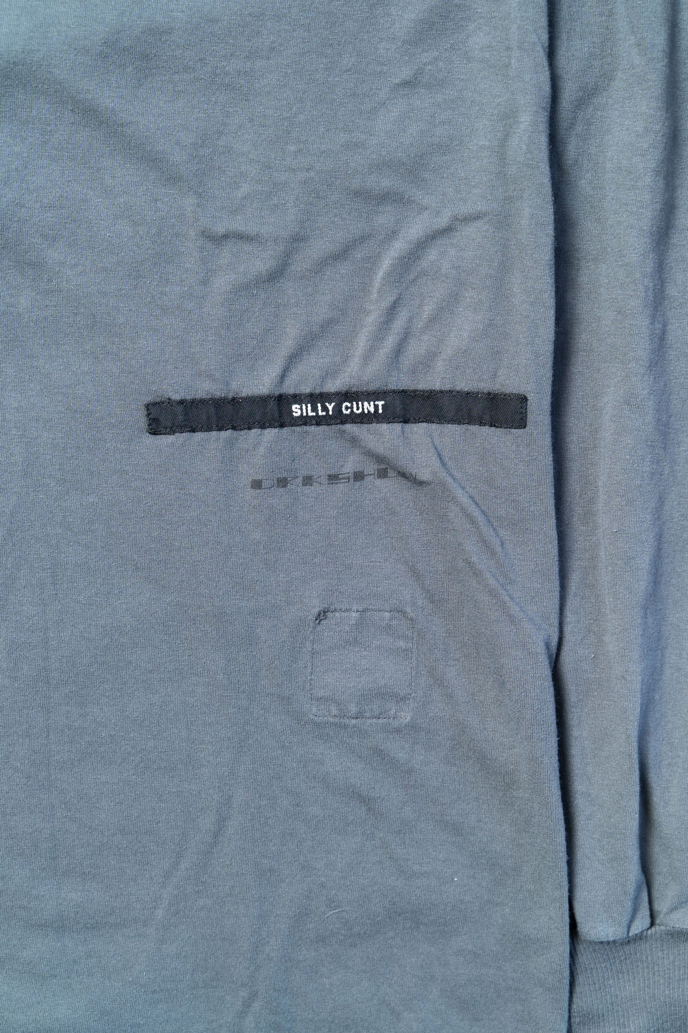 Rick Owens × Rick Owens Drkshdw DRKSHDW 00s ‘Silly Cunt’ Long Sleeve Tee Size US XS / EU 42 / 0 - 3 Thumbnail
