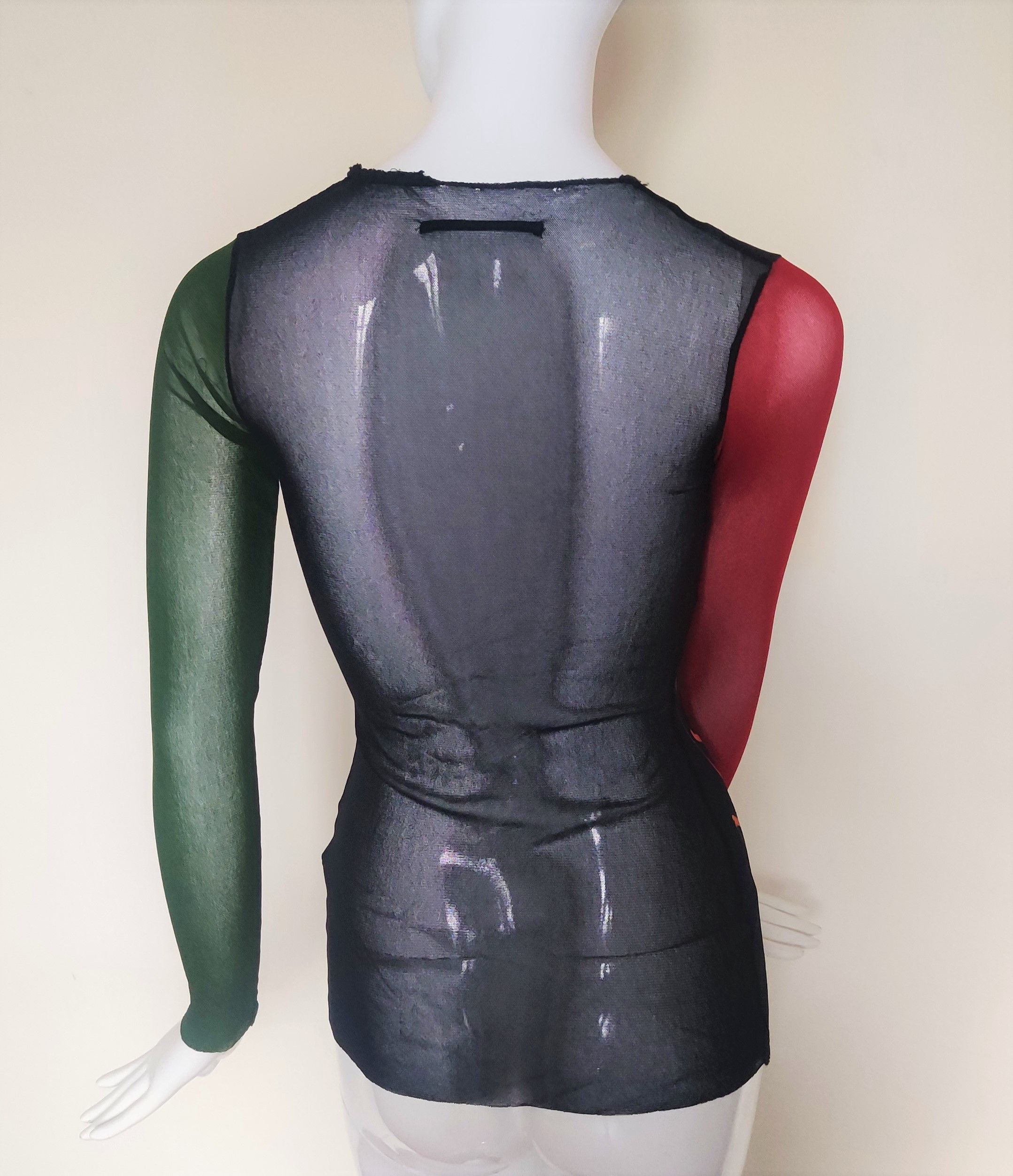 Jean Paul Gaultier Jean Paul Gaultier Kiss Mesh Transparent Top T-shirt Tee Size M / US 6-8 / IT 42-44 - 10 Thumbnail