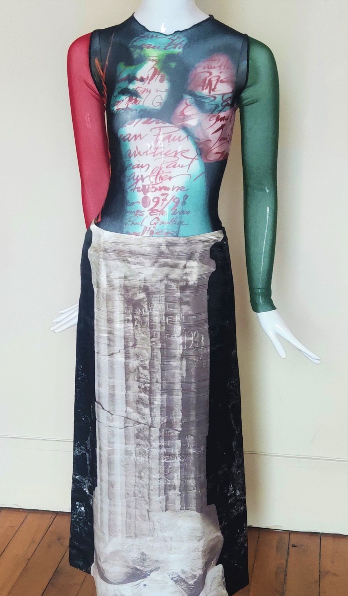 Jean Paul Gaultier Jean Paul Gaultier Kiss Mesh Transparent Top T-shirt Tee Size M / US 6-8 / IT 42-44 - 2 Thumbnail