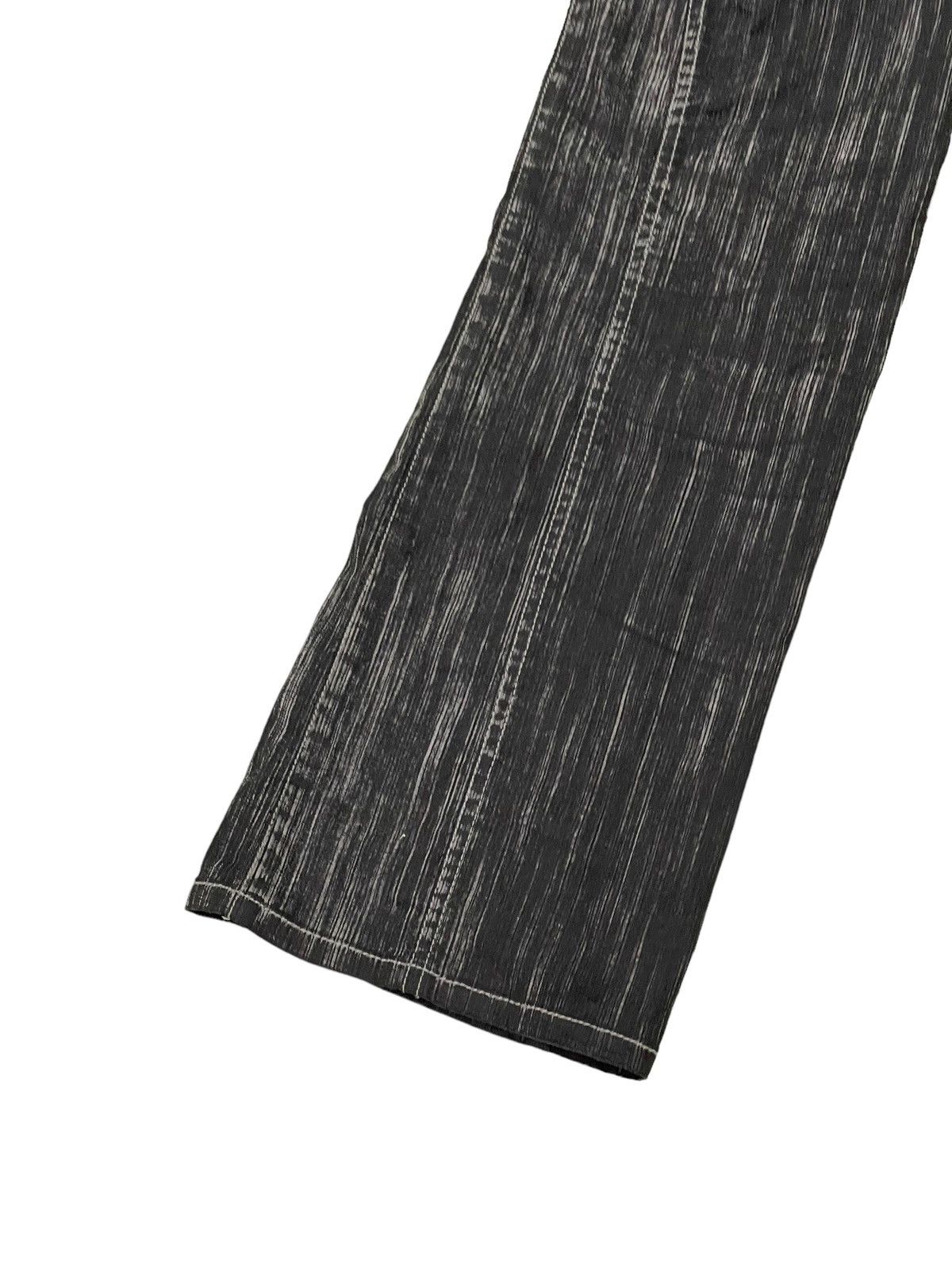 Japanese Brand Flare Jeans Semantic Design Stretch Acid Wash Boot Cut 14🟦 Size US 29 - 15 Thumbnail
