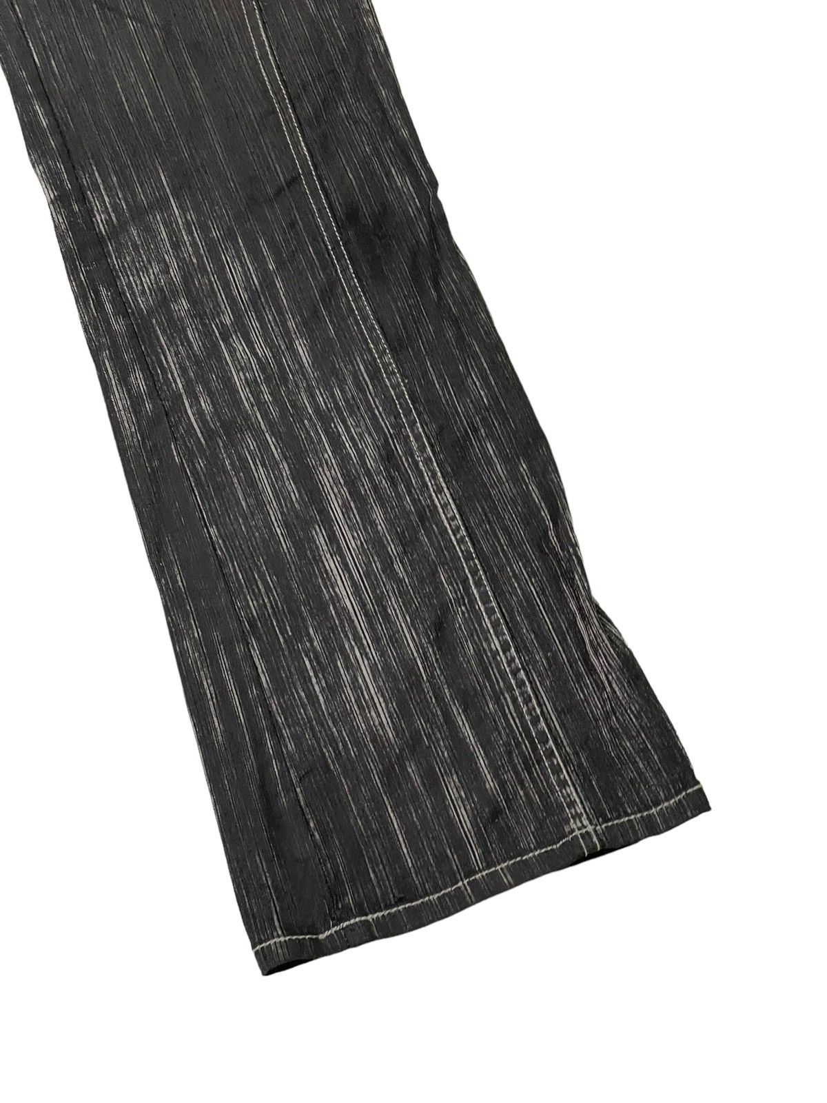 Japanese Brand Flare Jeans Semantic Design Stretch Acid Wash Boot Cut 14🟦 Size US 29 - 4 Thumbnail