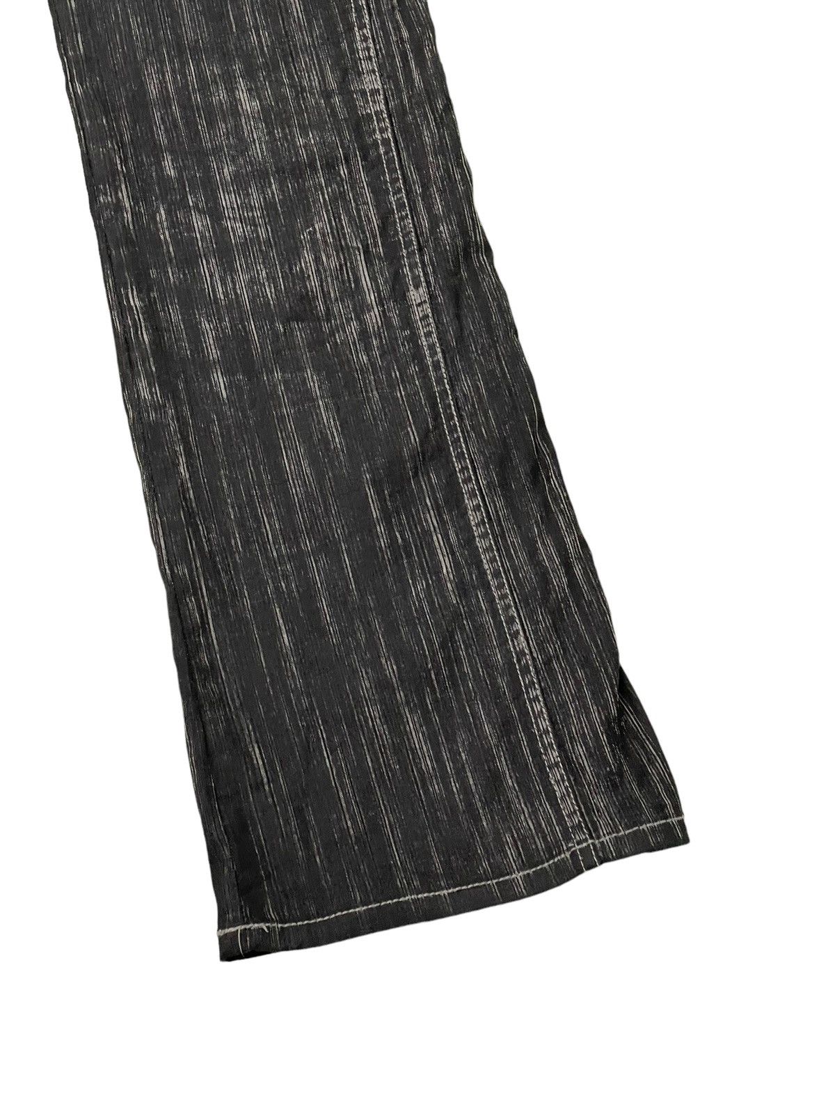 Japanese Brand Flare Jeans Semantic Design Stretch Acid Wash Boot Cut 14🟦 Size US 29 - 14 Thumbnail
