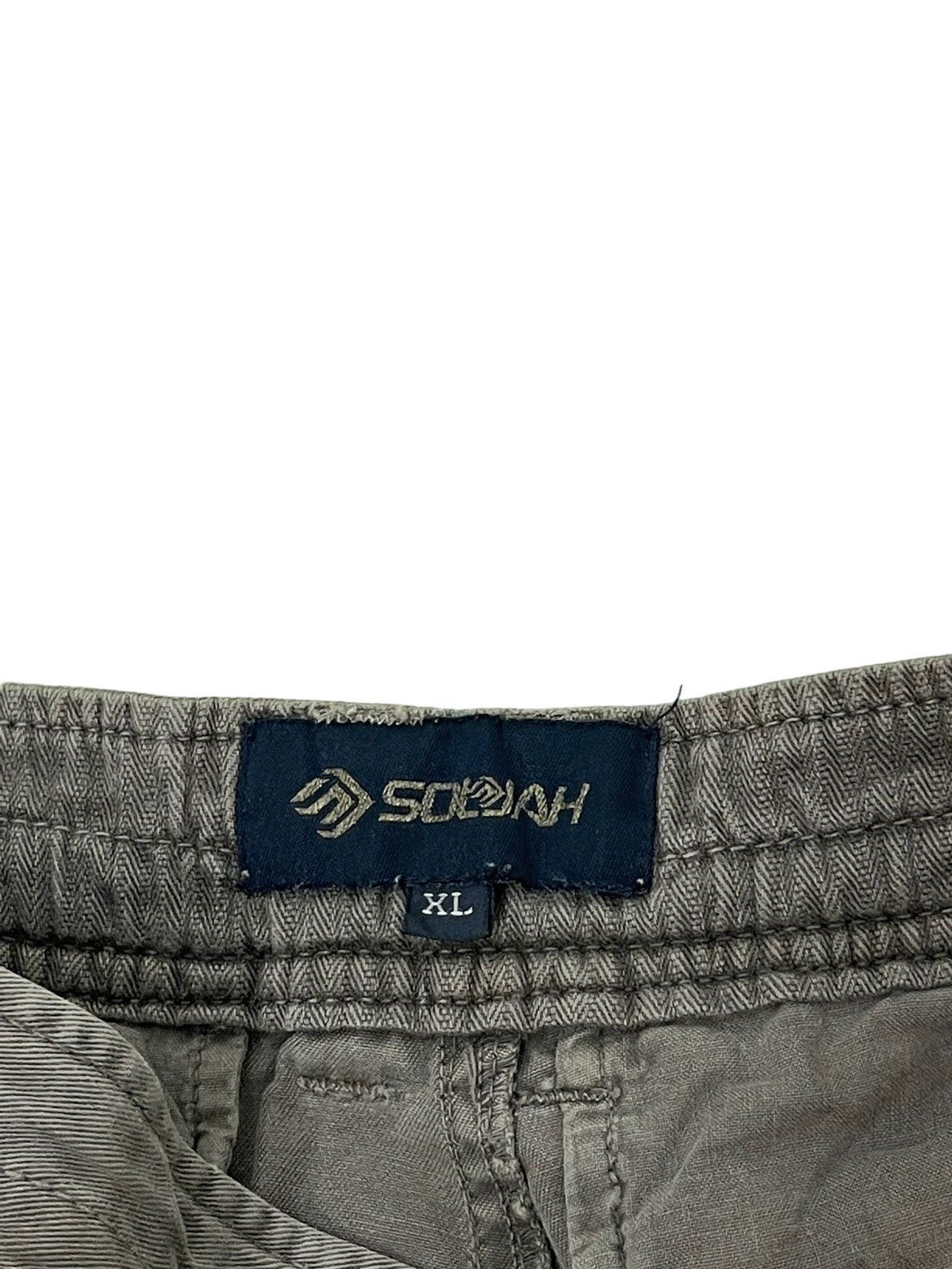 Japanese Brand Multipockets Cargo Wide Pant Soljah Faded Military 15🟦 Size US 32 / EU 48 - 20 Thumbnail