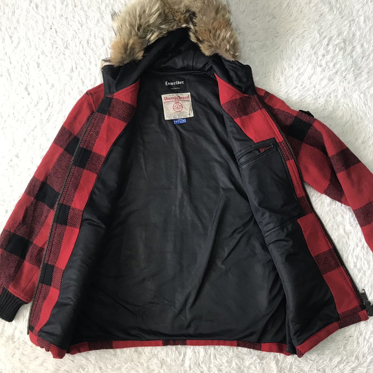 Harris Tweed Harris Tweed Lowrider Wool Jacket Hairy/Fur Like Hoodie Size US M / EU 48-50 / 2 - 15 Thumbnail