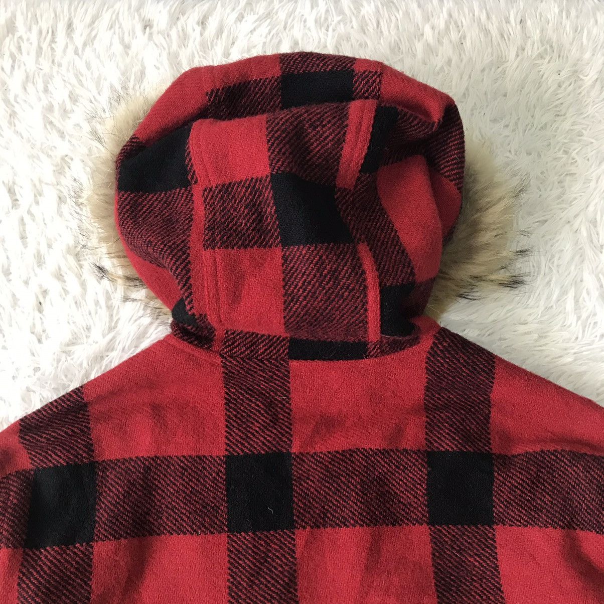 Harris Tweed Harris Tweed Lowrider Wool Jacket Hairy/Fur Like Hoodie Size US M / EU 48-50 / 2 - 14 Thumbnail