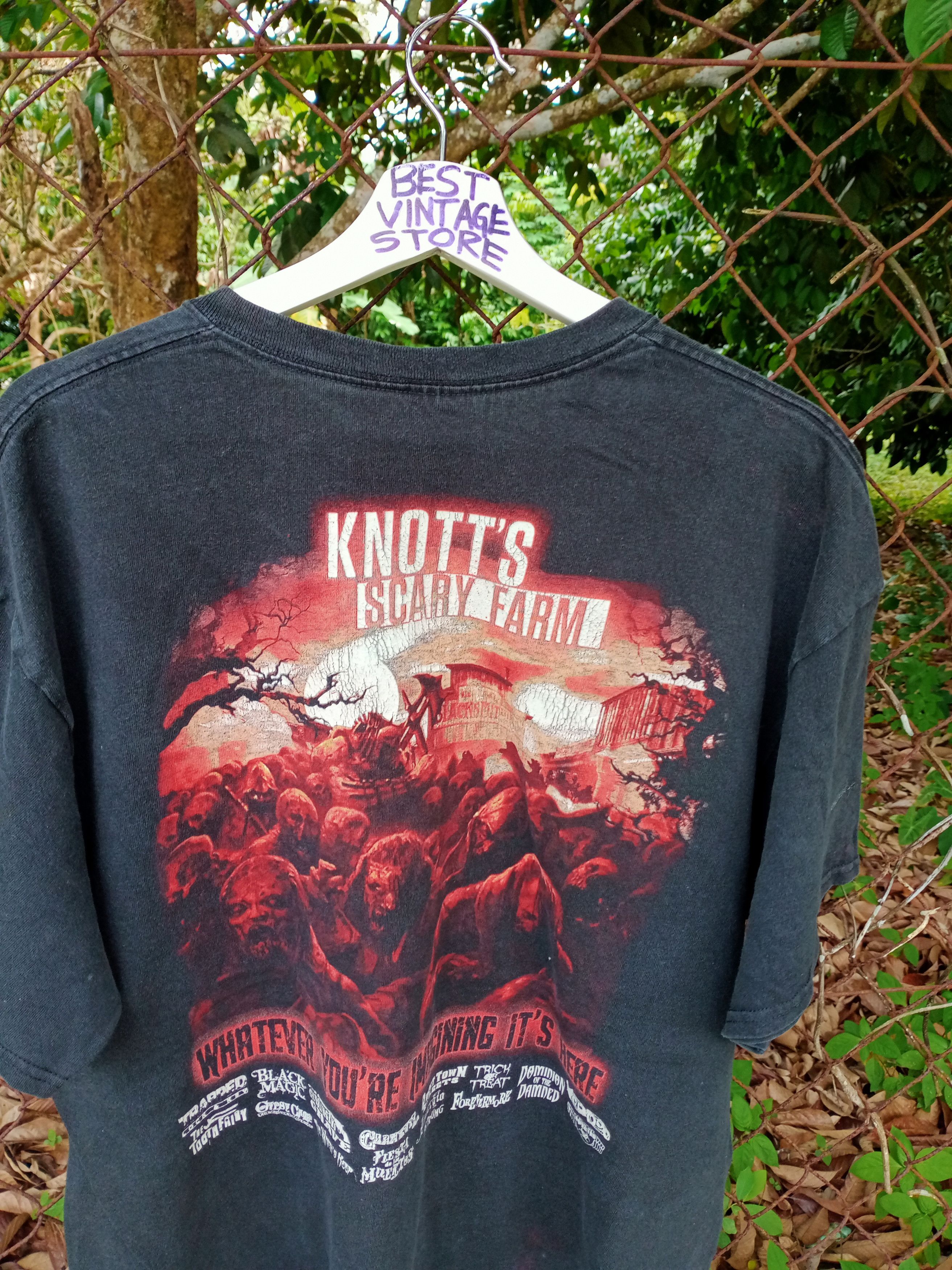 Expert Horror Early 00's Vintage Knott’s Scary Farm Size US XL / EU 56 / 4 - 2 Thumbnail