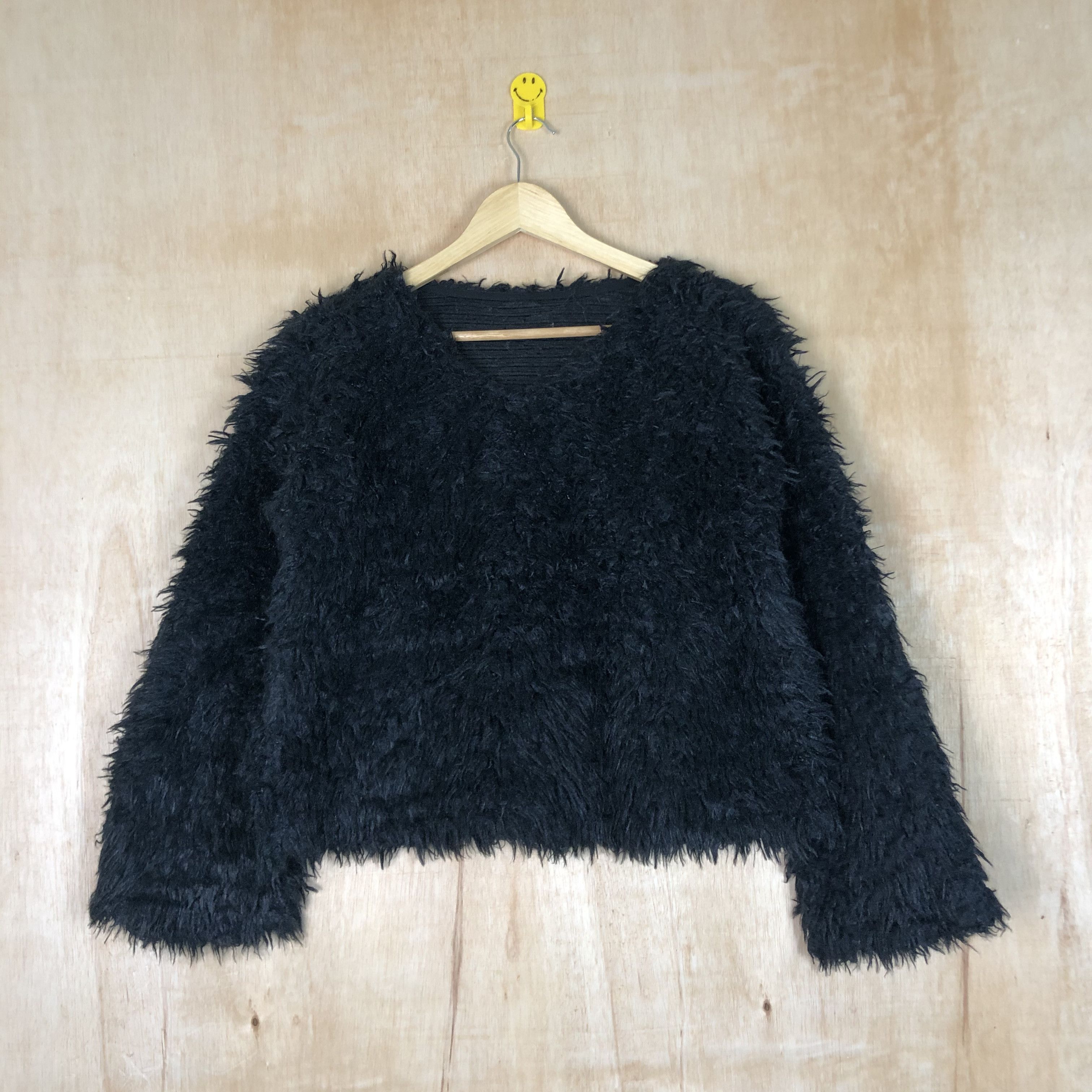 Homespun Knitwear DLL Japan Mohair Grey Fur Shag Shaggy Knitwear #c025 Size M / US 6-8 / IT 42-44 - 1 Thumbnail