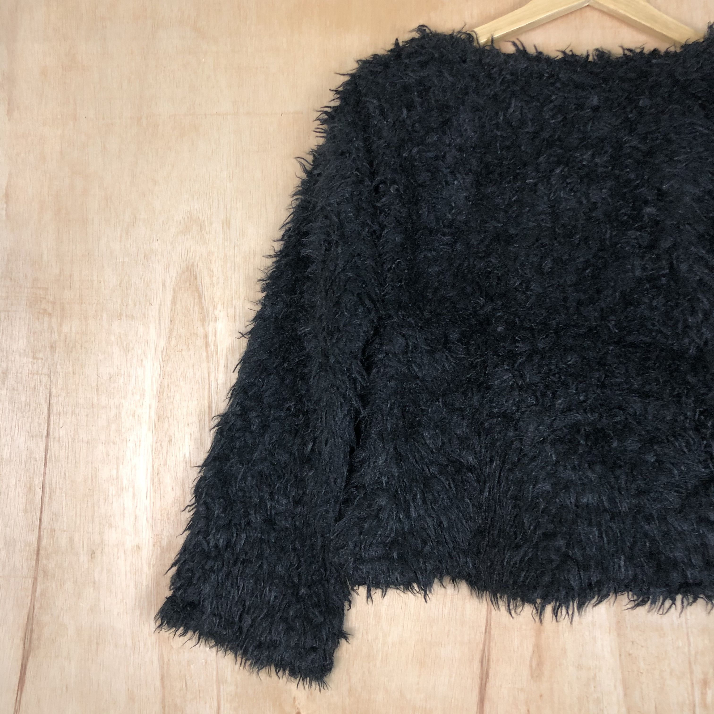 Homespun Knitwear DLL Japan Mohair Grey Fur Shag Shaggy Knitwear #c025 Size M / US 6-8 / IT 42-44 - 7 Thumbnail
