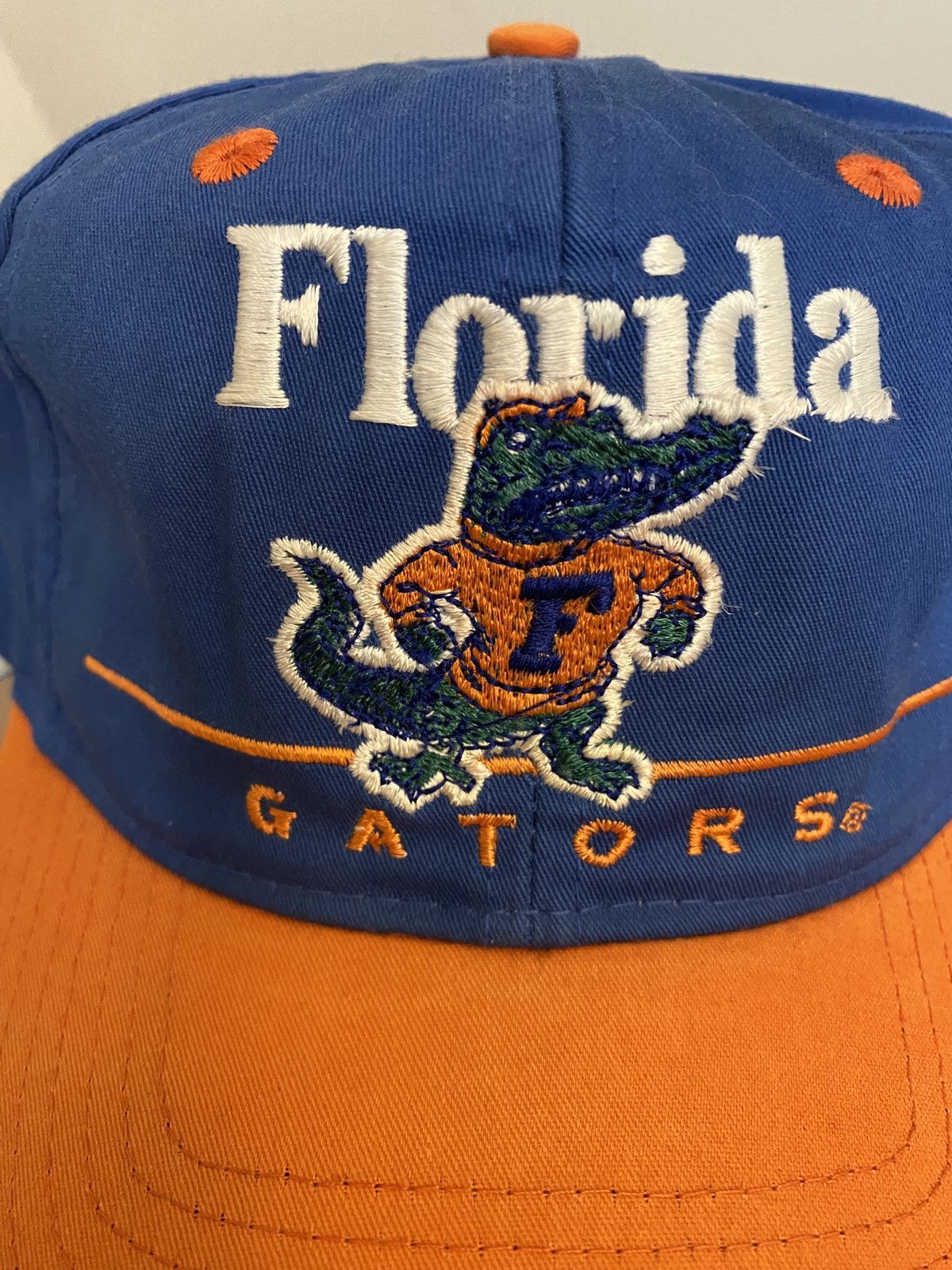 Twins Vintage 90’s University Florida Gators Snap Back Hat Cap Size ONE SIZE - 2 Thumbnail