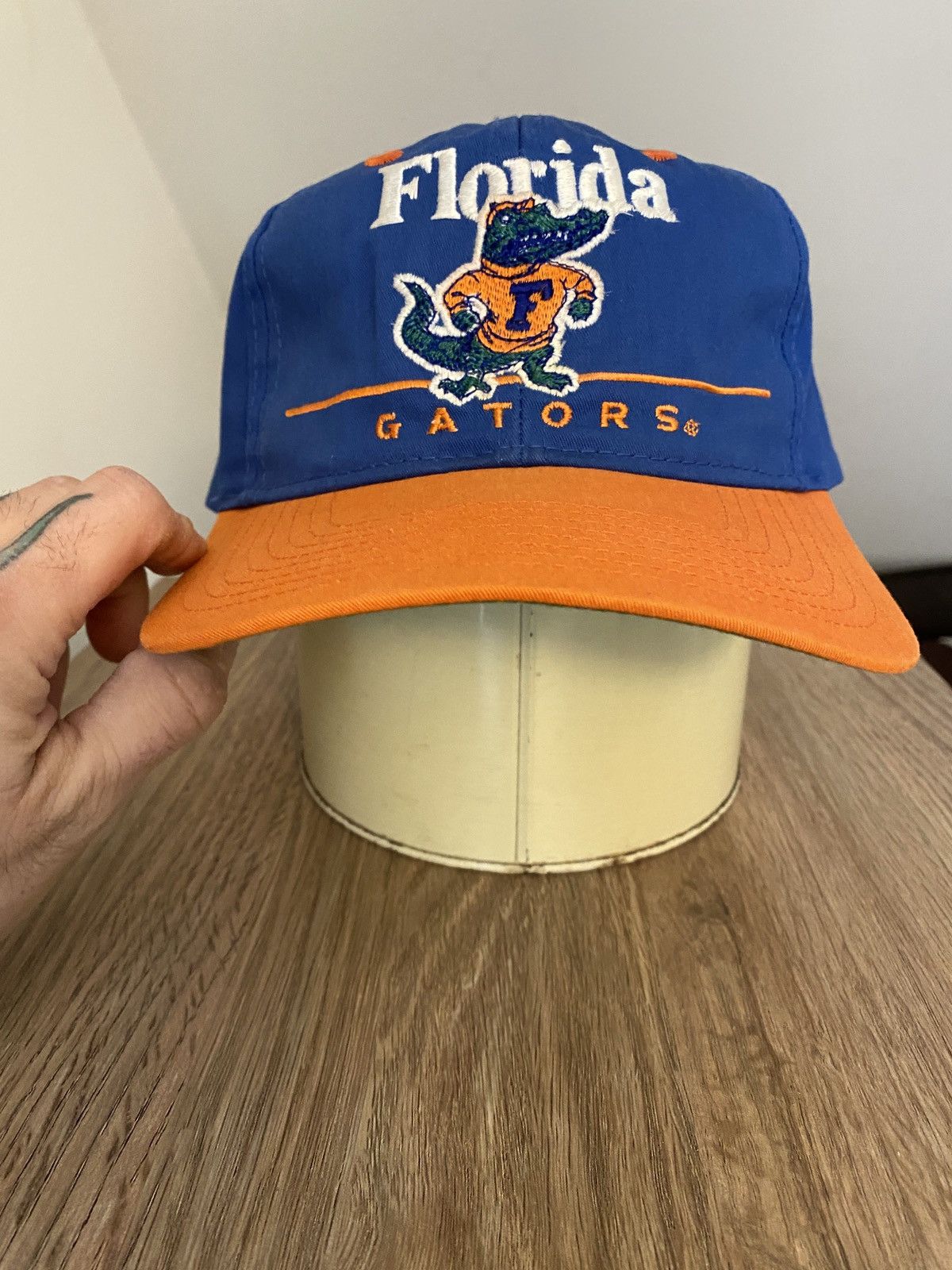 Twins Vintage 90’s University Florida Gators Snap Back Hat Cap Size ONE SIZE - 4 Thumbnail