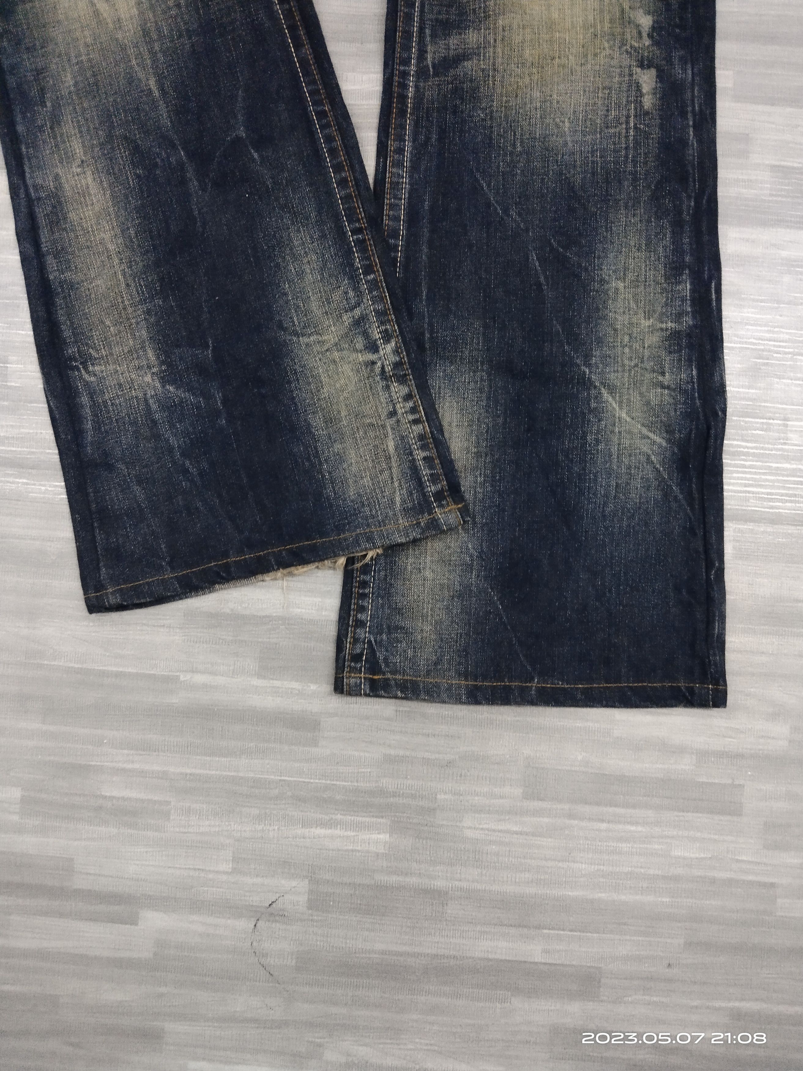 Japanese Brand FLARE SUPER SICK RUSTY RED PEPPER DENIM PANTS Size US 29 - 7 Thumbnail