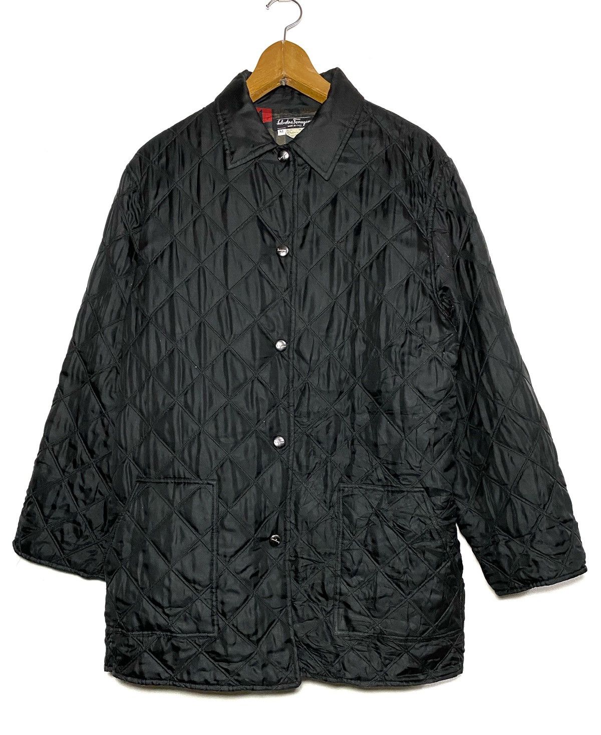 Salvatore Ferragamo Salvatore Ferragamo quilted full print light jacket Size US M / EU 48-50 / 2 - 2 Thumbnail