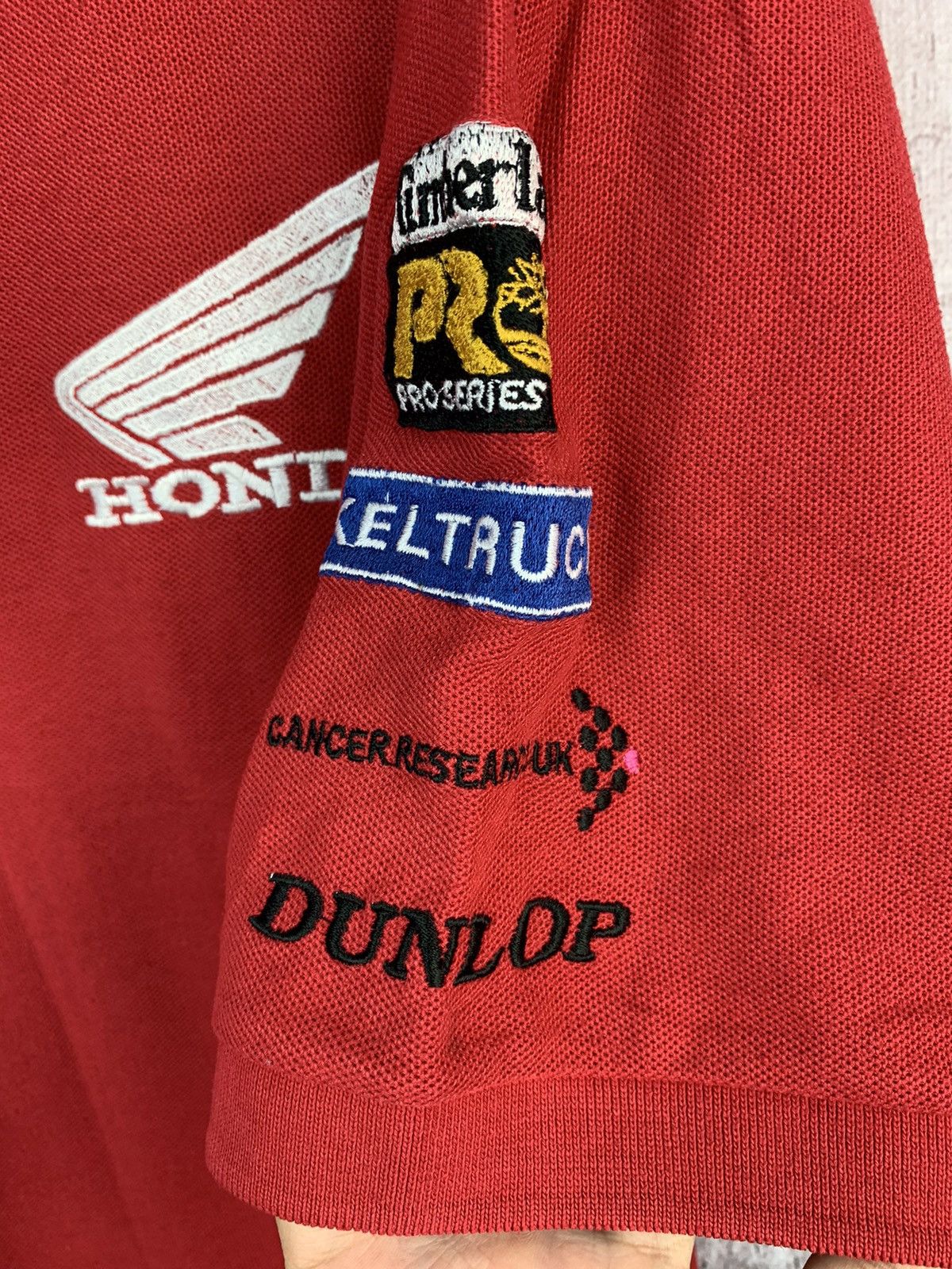 Honda × Vintage Vintage Honda Racing F1 Polo Shirt Size US L / EU 52-54 / 3 - 9 Thumbnail