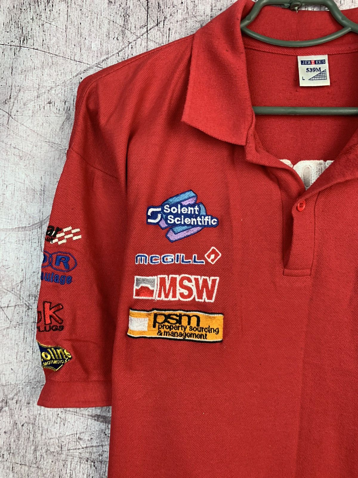 Honda × Vintage Vintage Honda Racing F1 Polo Shirt Size US L / EU 52-54 / 3 - 3 Thumbnail