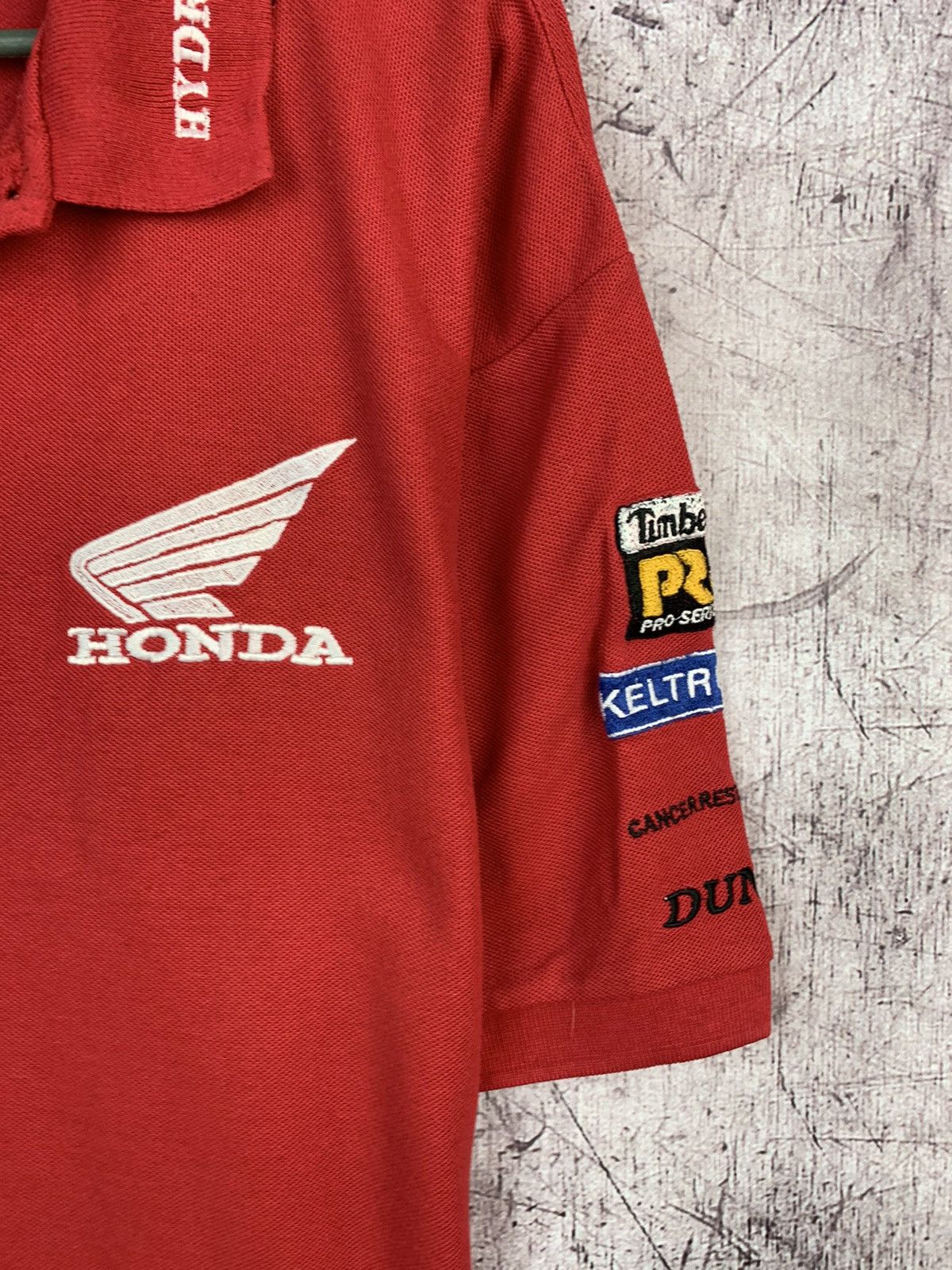 Honda × Vintage Vintage Honda Racing F1 Polo Shirt Size US L / EU 52-54 / 3 - 4 Thumbnail