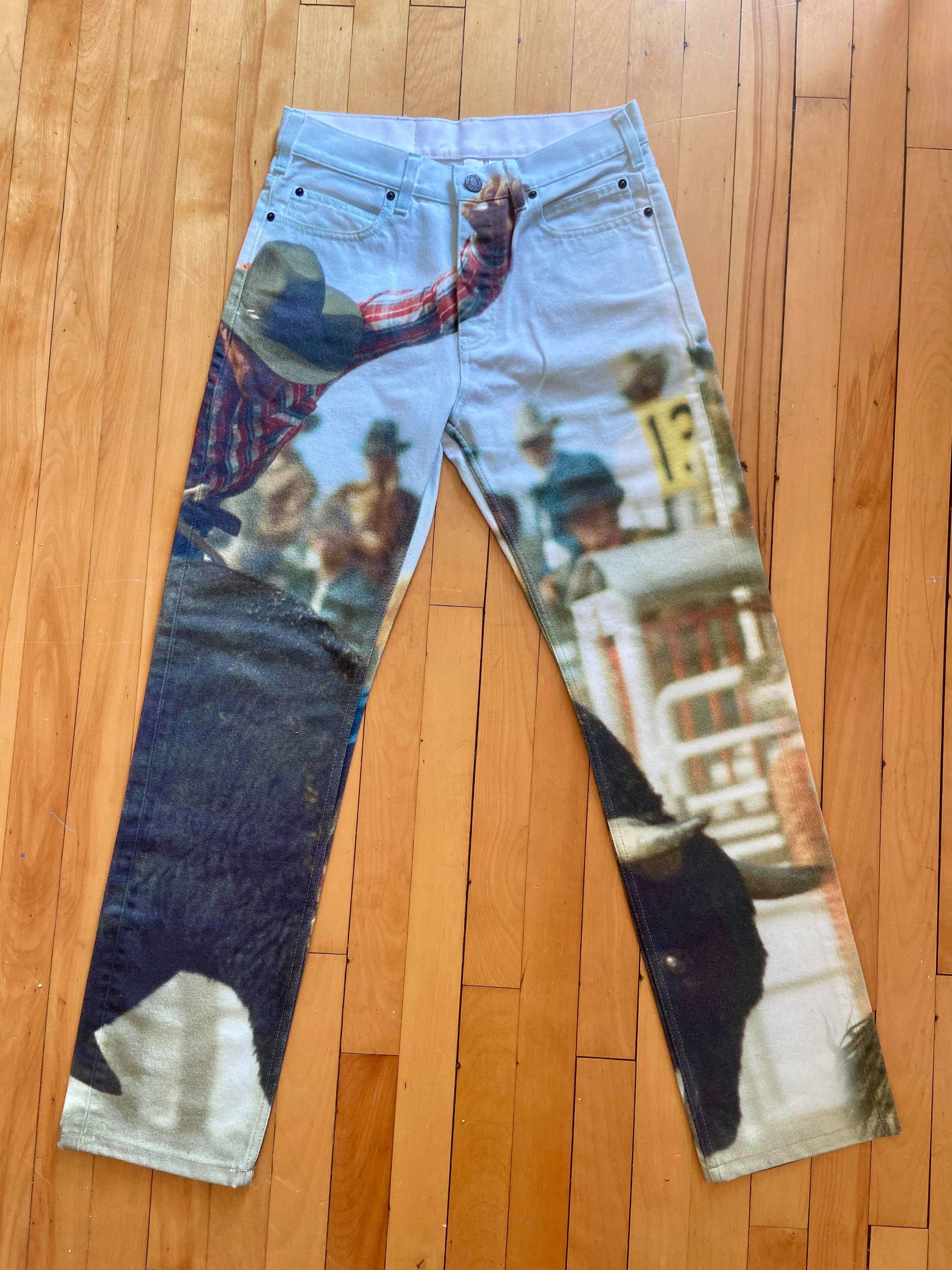 Calvin Klein 205W39NYC Bull Rider Denim Jeans (W28 x L32)