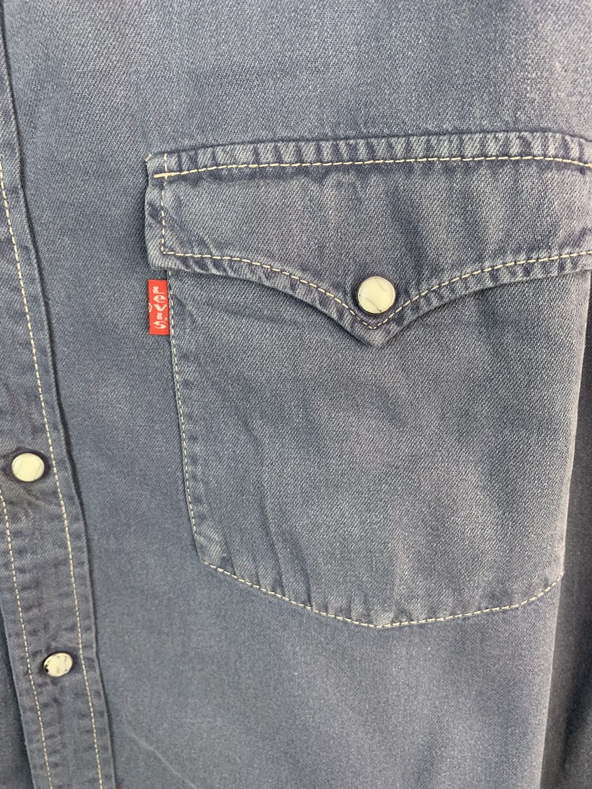Levi's × Levi's Vintage Clothing × Vintage Vintage Levis Denim Shirt Size US L / EU 52-54 / 3 - 6 Thumbnail