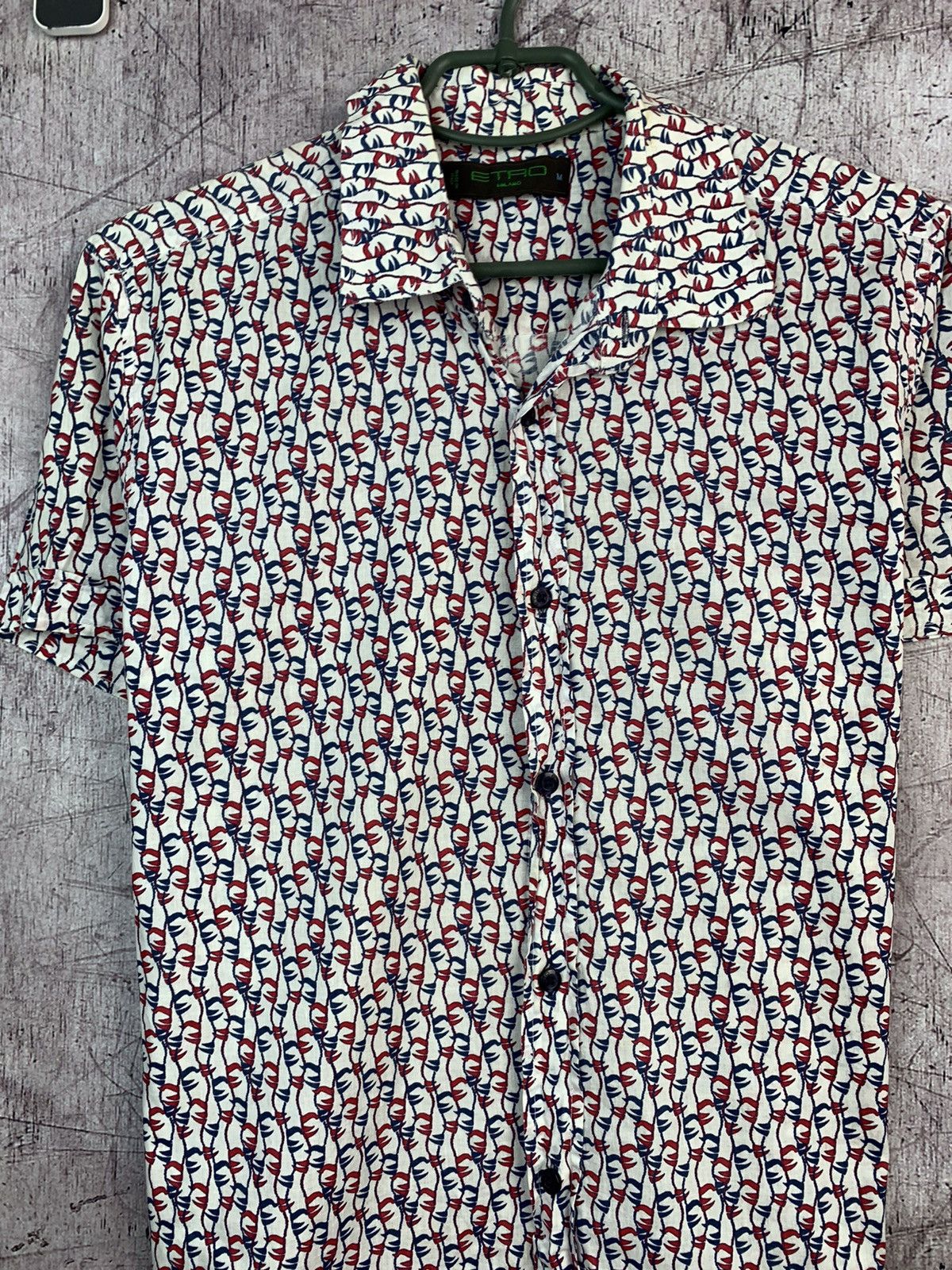Etro Etro Mens Hawaiian Short Sleeve Shirt Size US M / EU 48-50 / 2 - 2 Thumbnail