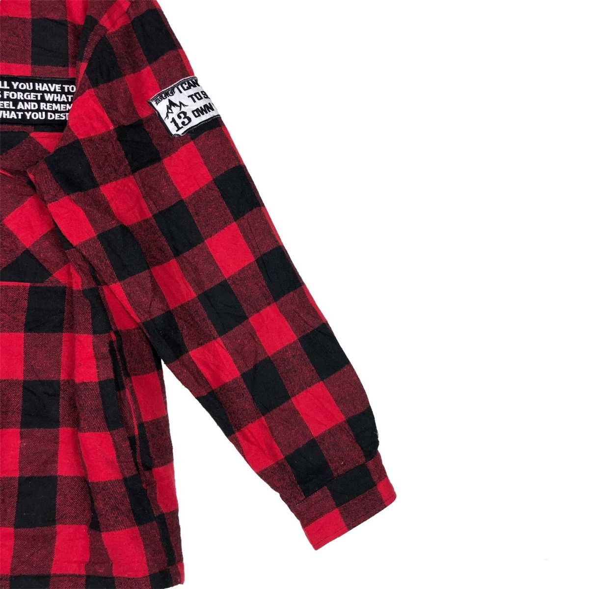 Japanese Brand Japanese Checkered Patches Punk Style Western Plaid Shacket Size US L / EU 52-54 / 3 - 3 Thumbnail