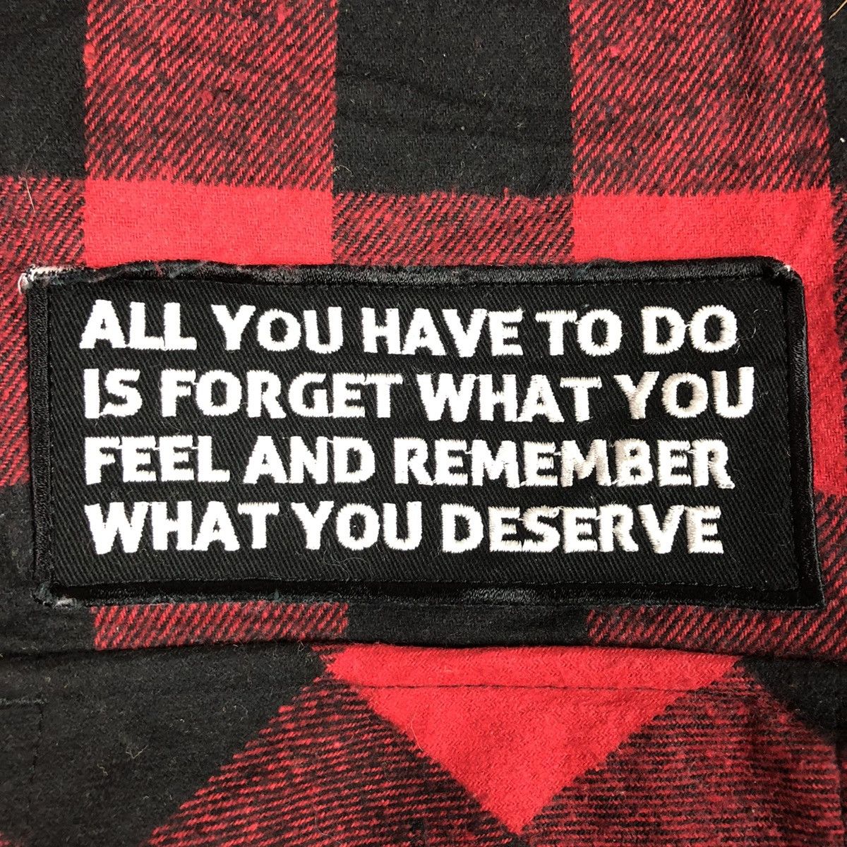 Japanese Brand Japanese Checkered Patches Punk Style Western Plaid Shacket Size US L / EU 52-54 / 3 - 8 Thumbnail