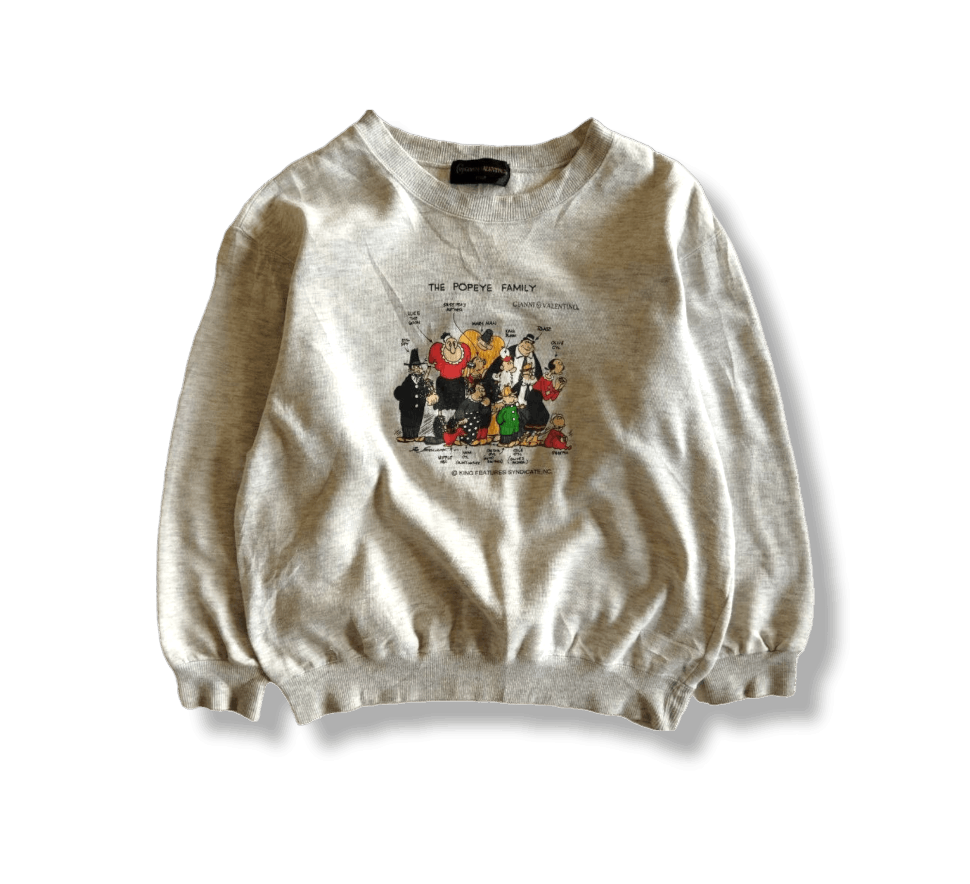 Gianni Valentino Vintage Gianni Valentino X Popeye Family Crewneck Size US M / EU 48-50 / 2 - 1 Thumbnail