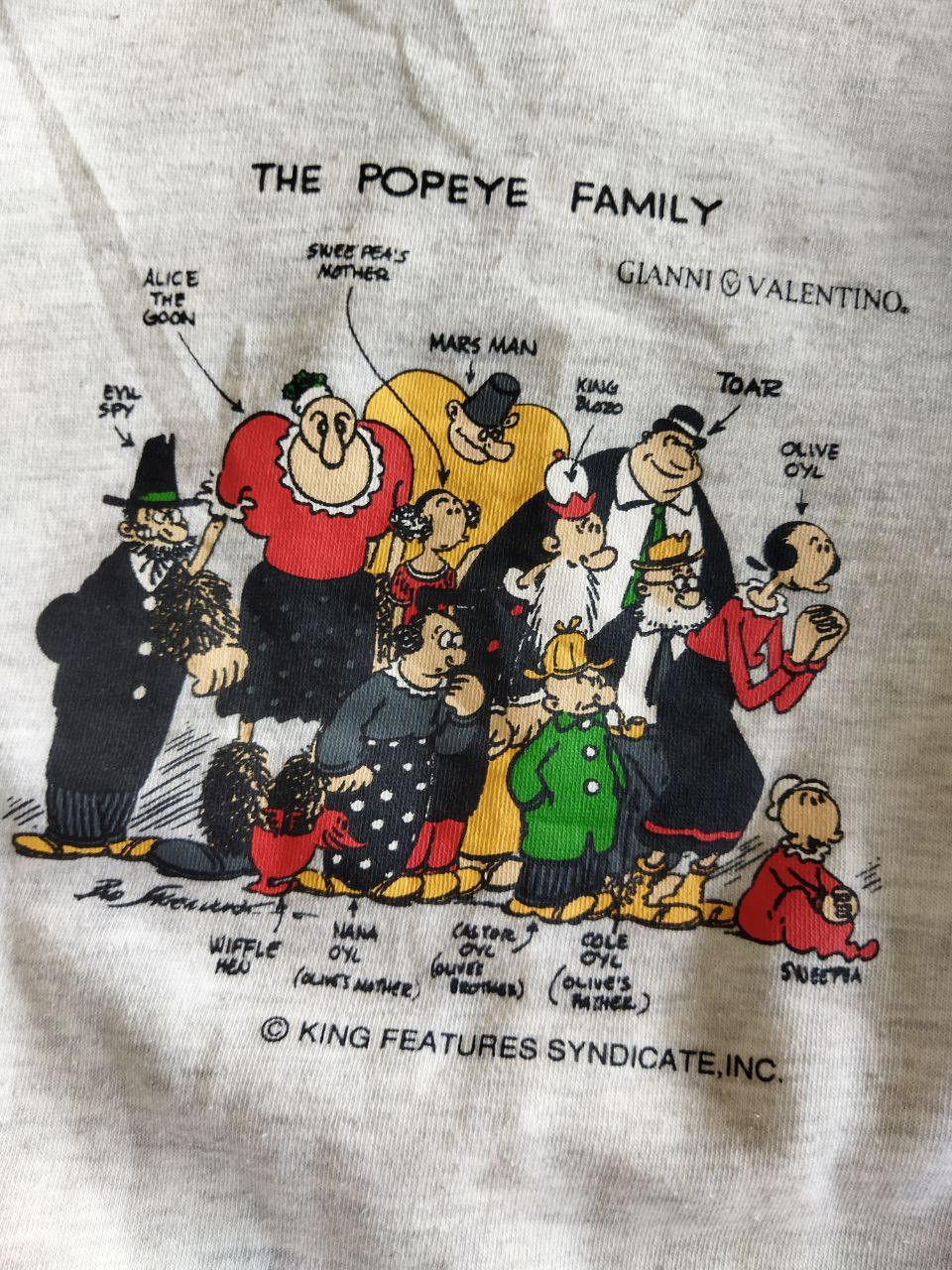 Gianni Valentino Vintage Gianni Valentino X Popeye Family Crewneck Size US M / EU 48-50 / 2 - 3 Thumbnail