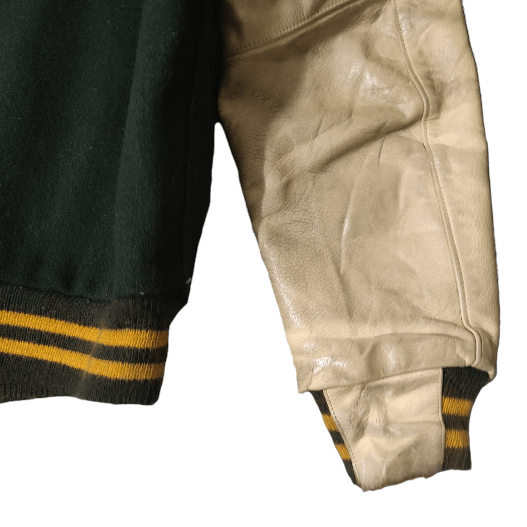 Golden Bear Vintage 90's Golden Bear Varsity Jacket Wool Leather Sleeve Size US L / EU 52-54 / 3 - 11 Thumbnail