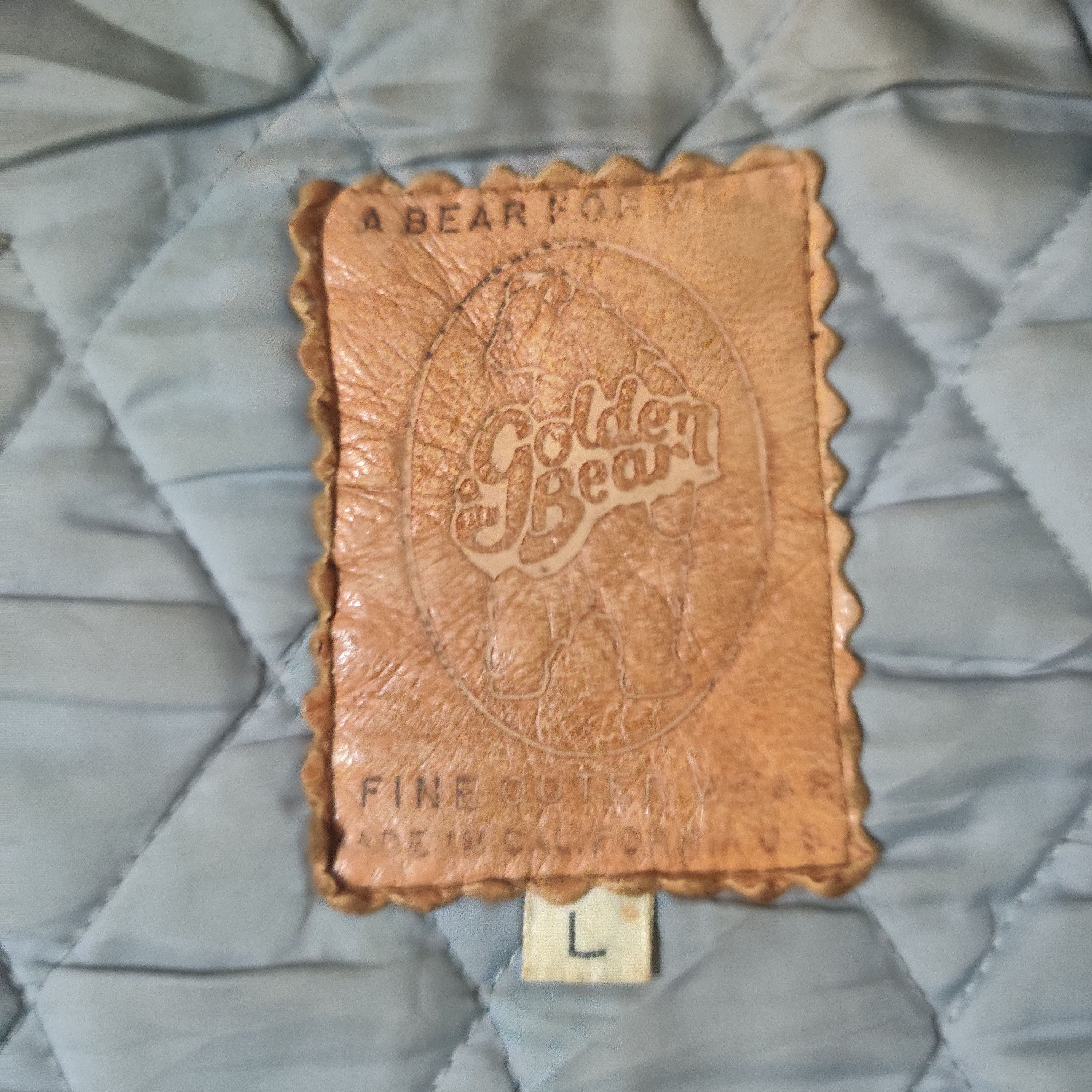 Golden Bear Vintage 90's Golden Bear Varsity Jacket Wool Leather Sleeve Size US L / EU 52-54 / 3 - 6 Thumbnail