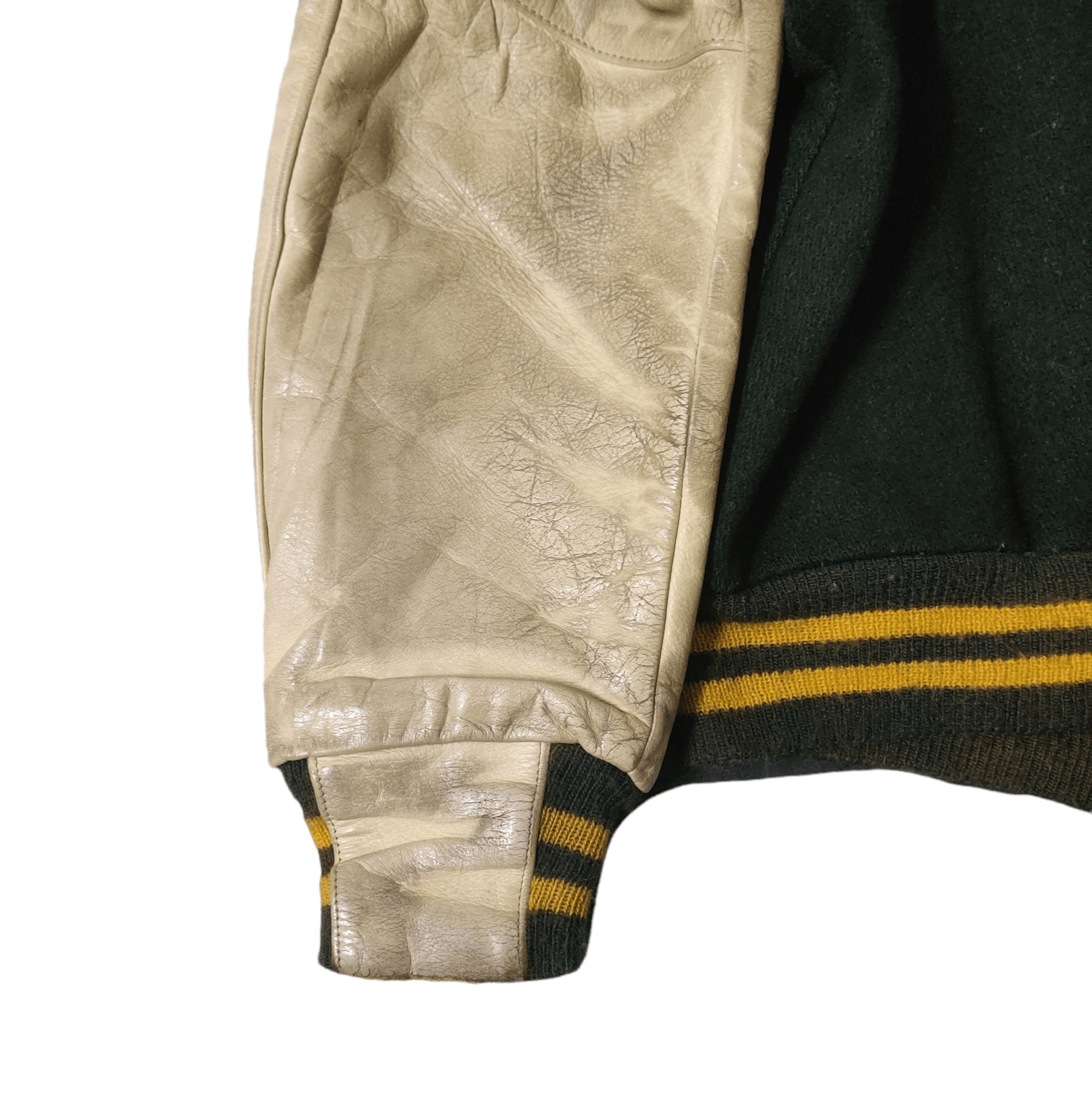 Golden Bear Vintage 90's Golden Bear Varsity Jacket Wool Leather Sleeve Size US L / EU 52-54 / 3 - 10 Thumbnail