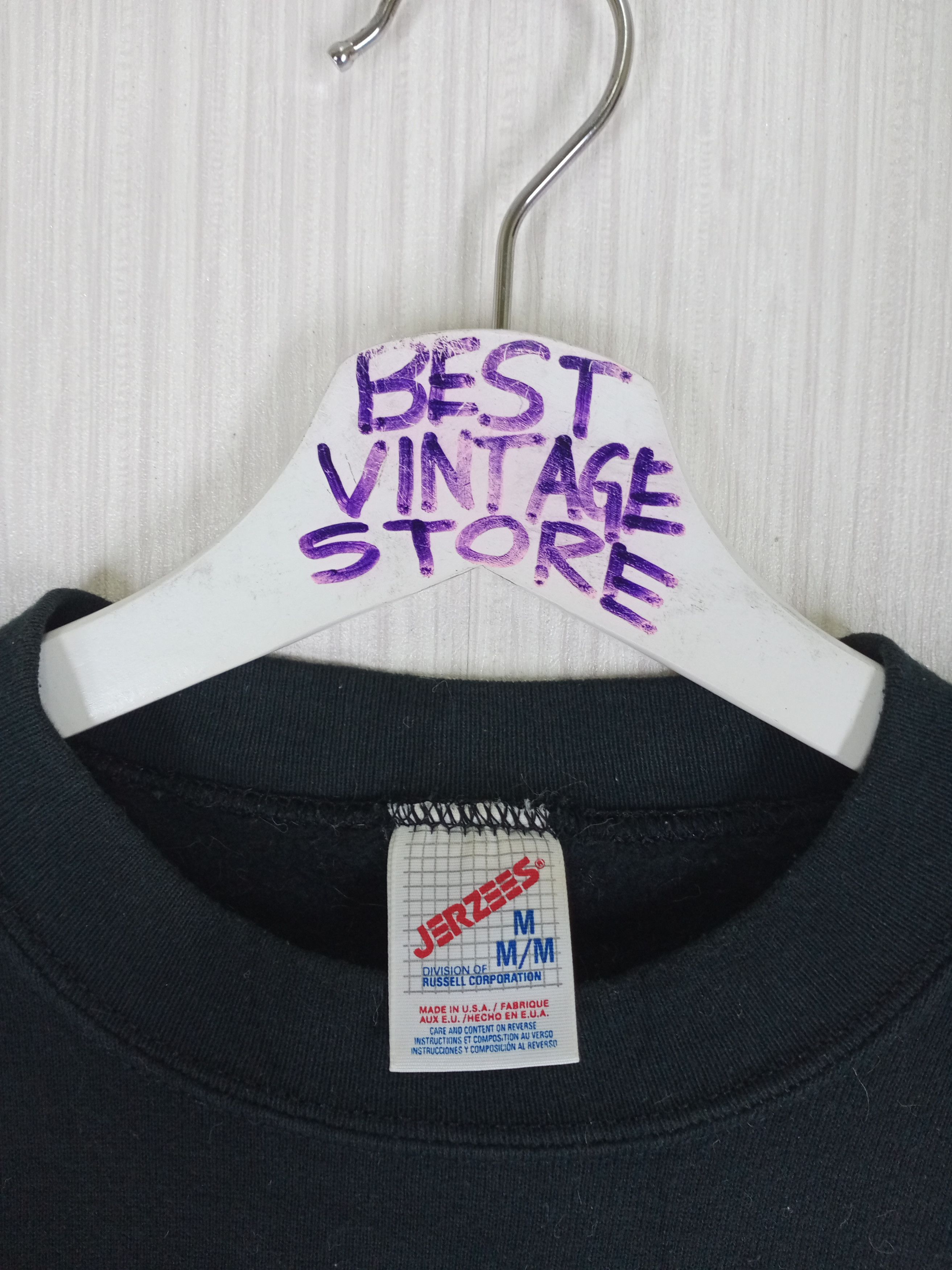 Jerzees 🔥VINTAGE 90s BLANK CREWNECK SWEATSHIRT🔥 Size US M / EU 48-50 / 2 - 4 Thumbnail