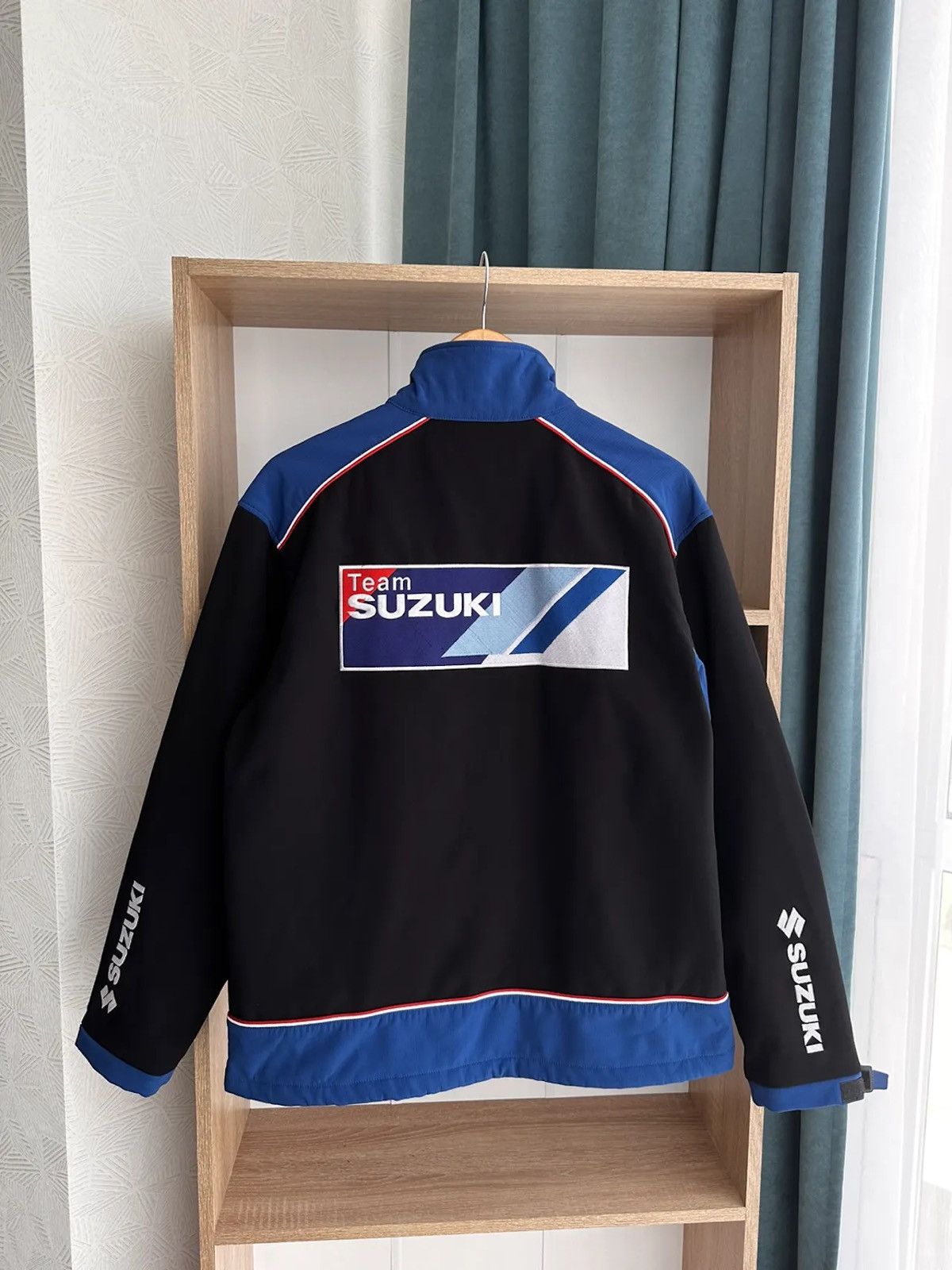 Vintage Team Suzuki R GSX MotoGP Racing Softshell Jacket