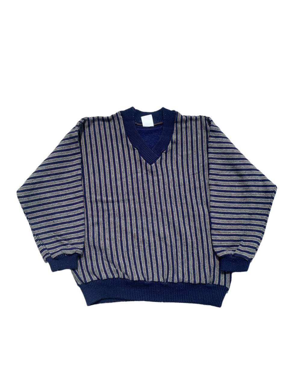 Vintage Vintage Vertical Striped Wing Sweater Size S / US 4 / IT 40 - 1 Thumbnail