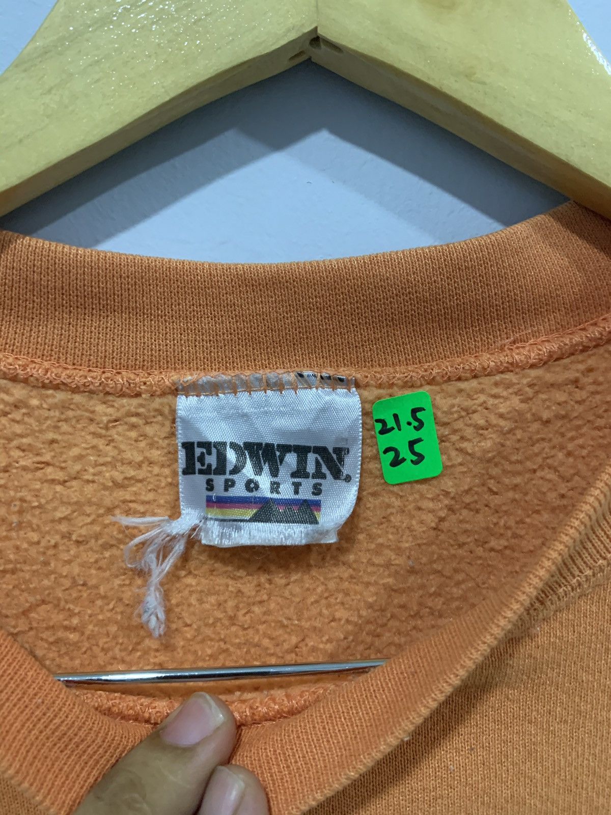 Edwin × Vintage Vintage!! Edwin Sweatshirt Made in USA Pullover Crewneck Size US M / EU 48-50 / 2 - 3 Thumbnail