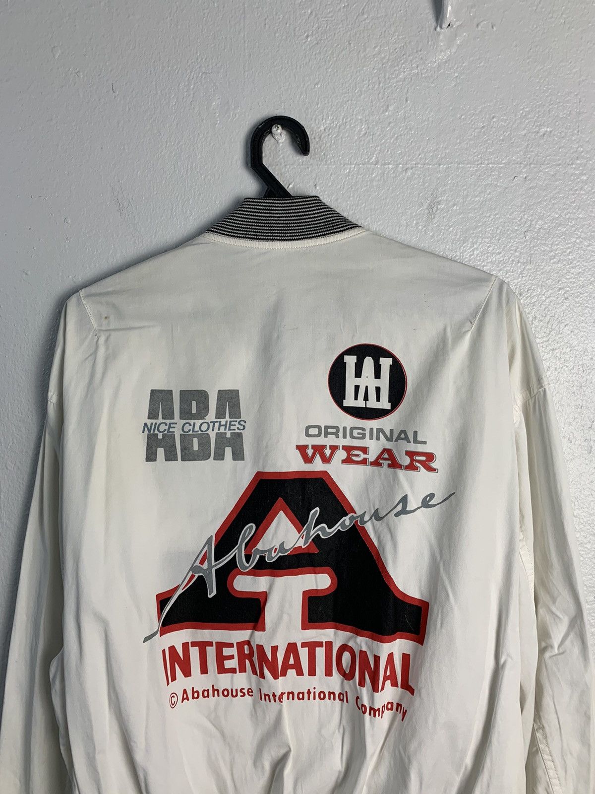ABAHOUSE Abahouse Spellout Bomber Jacket Size US M / EU 48-50 / 2 - 4 Thumbnail
