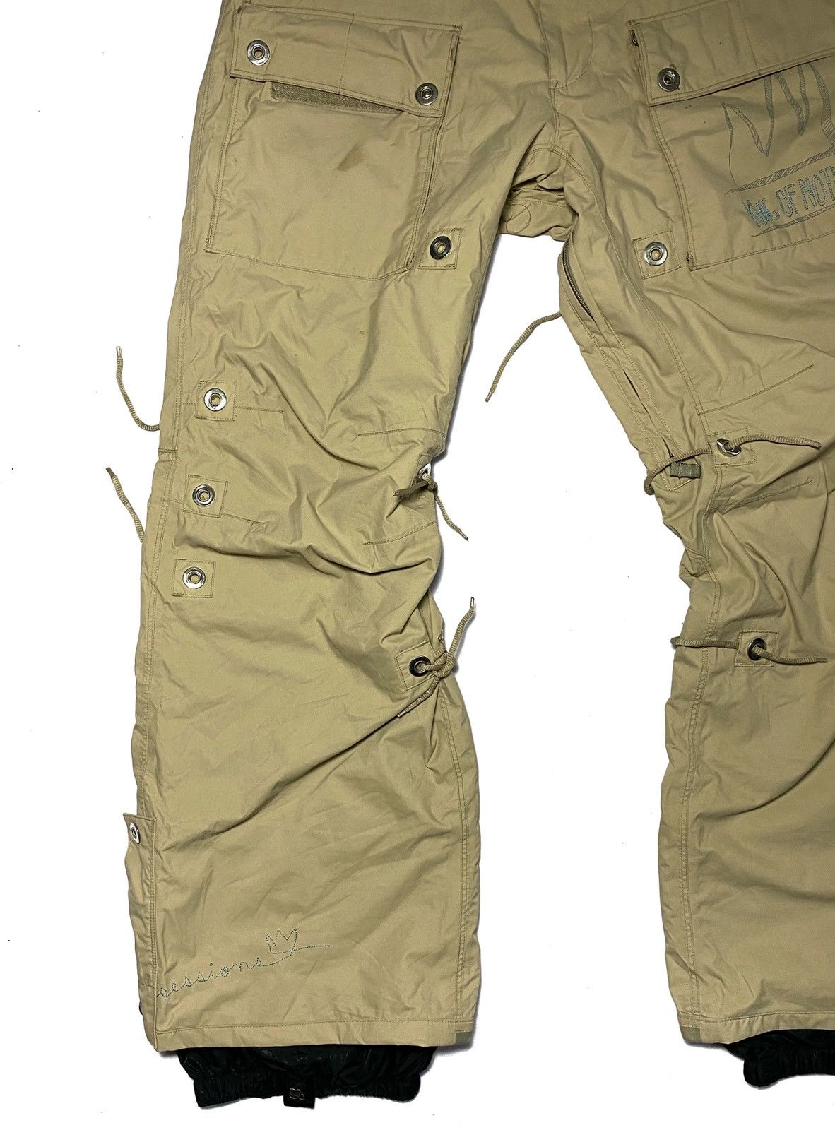 Sports Specialties Sessions Snowboard Jumpsuit Cargo Pocket Size US 37 - 5 Thumbnail