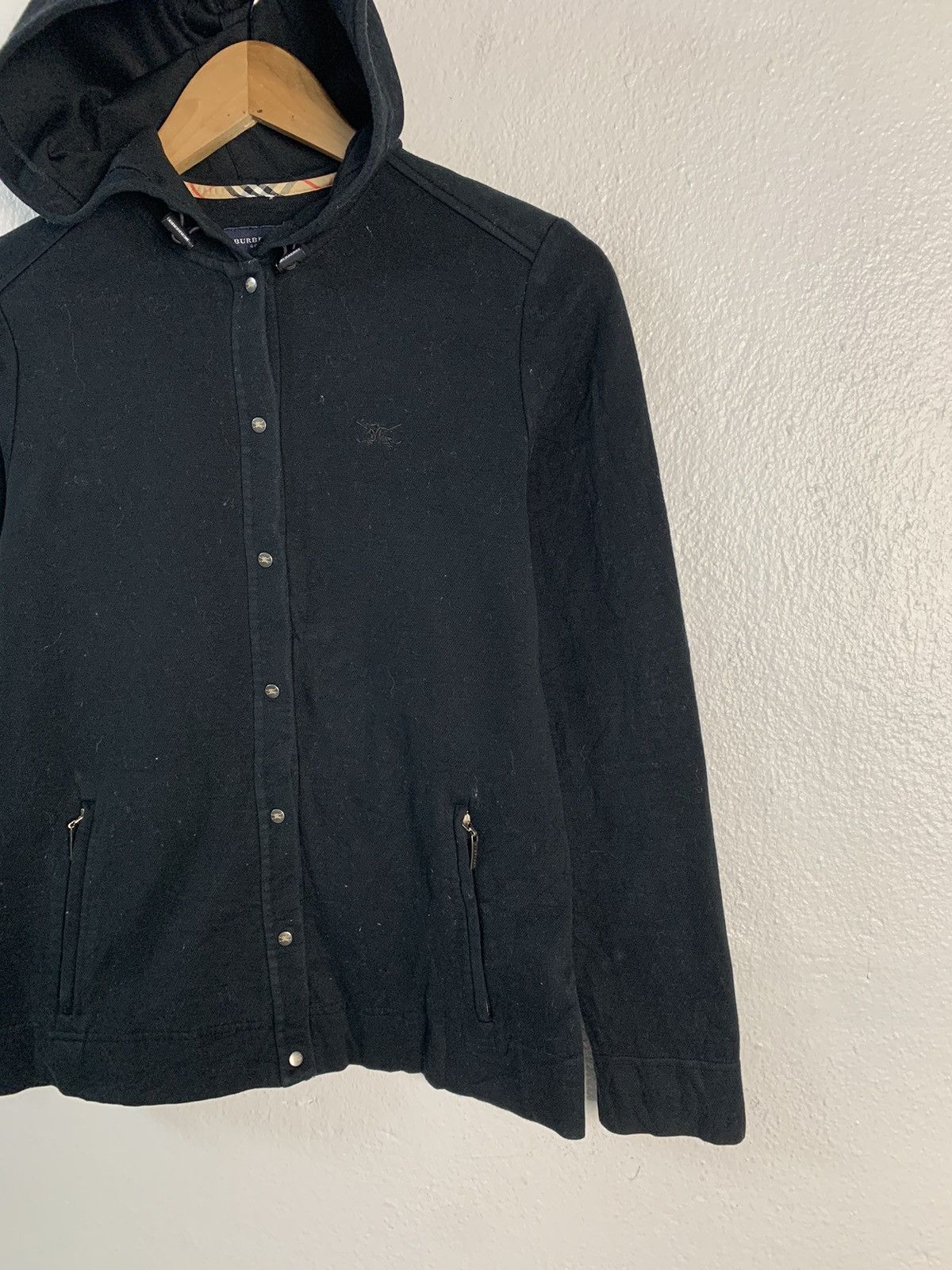 Burberry Burberry Golf Snap Button Hoodie Size S / US 4 / IT 40 - 3 Thumbnail