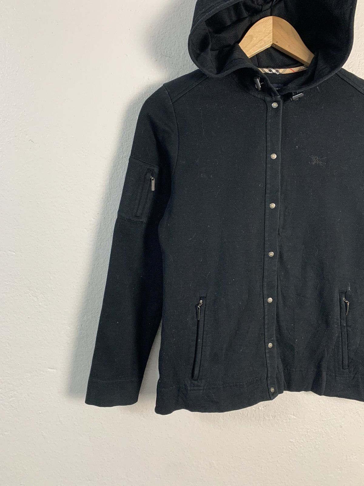 Burberry Burberry Golf Snap Button Hoodie Size S / US 4 / IT 40 - 2 Thumbnail