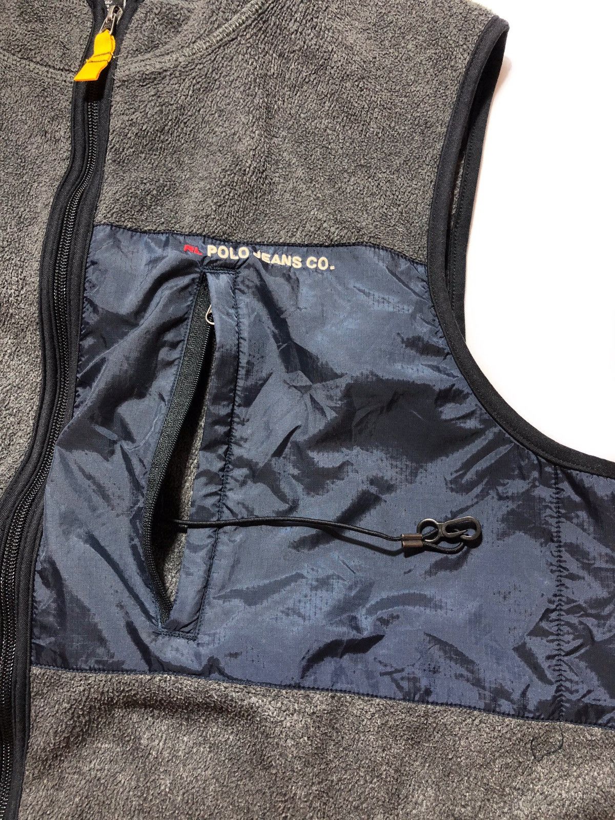 Polo Ralph Lauren Vintage Polo Jeans Ralph Lauren Fleece Vest Size US XL / EU 56 / 4 - 4 Thumbnail
