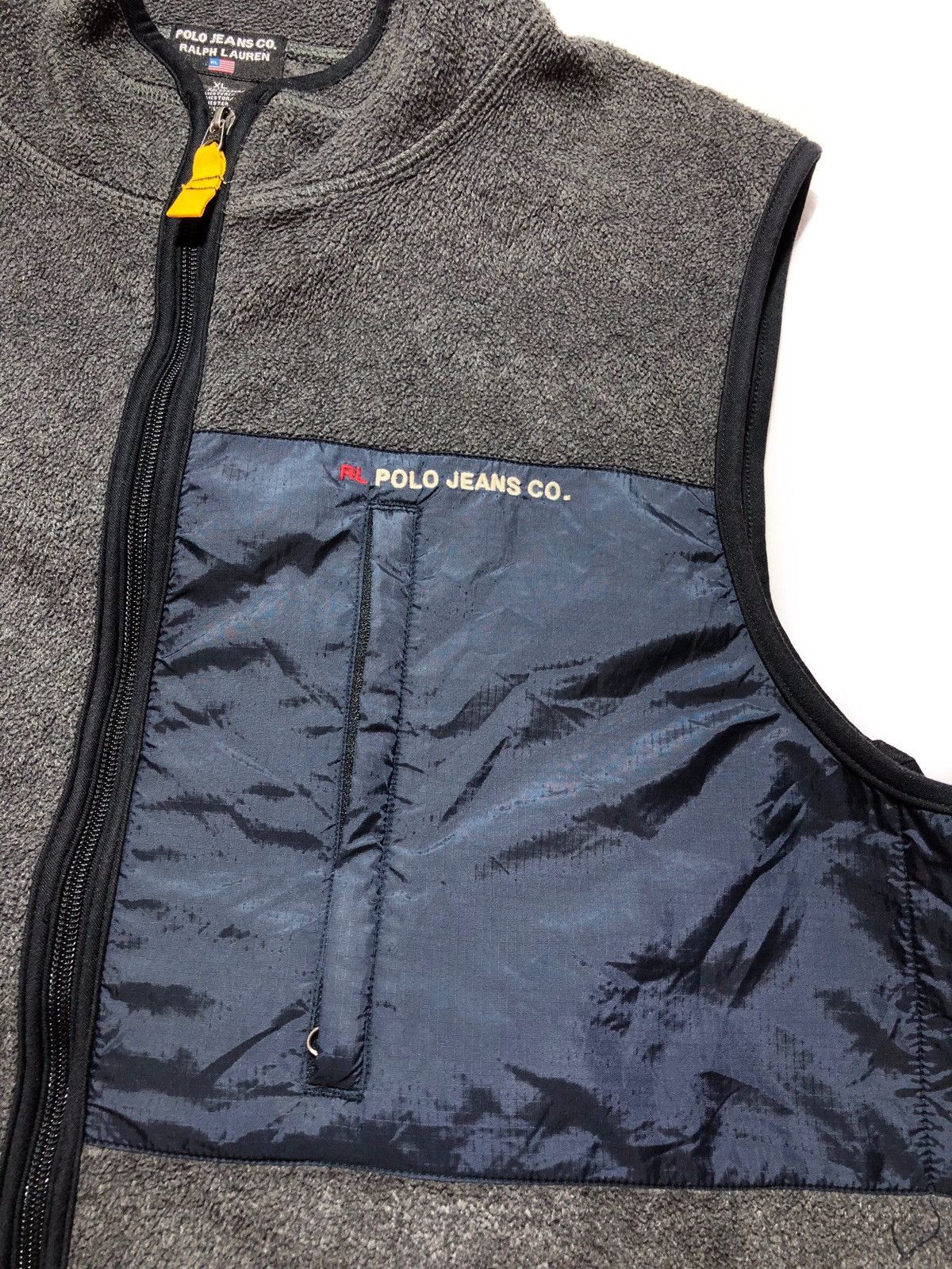 Polo Ralph Lauren Vintage Polo Jeans Ralph Lauren Fleece Vest Size US XL / EU 56 / 4 - 3 Thumbnail
