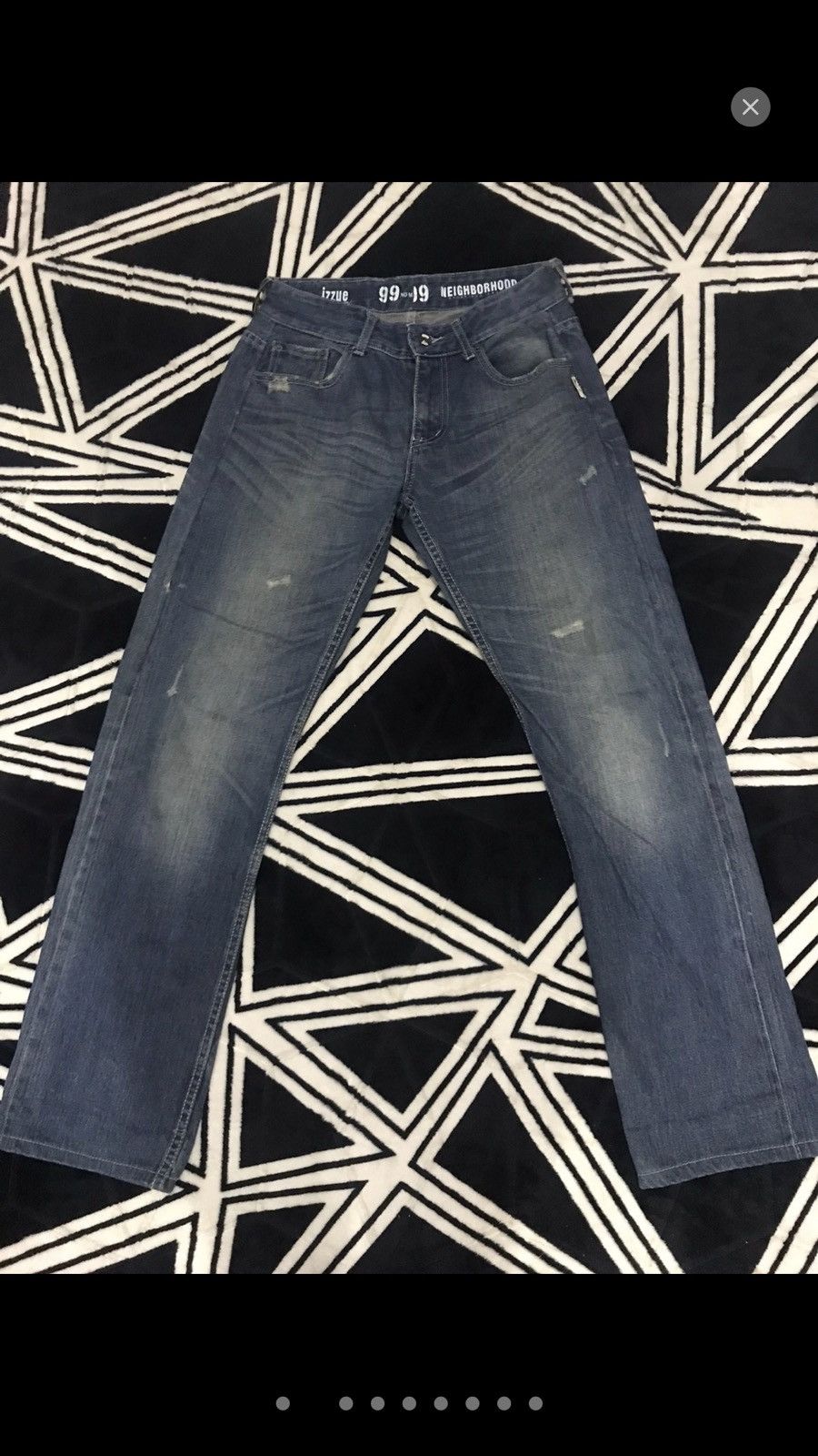 Neighborhood Neighborhood Distressed Denim Selvedge Jeans Japanese Brand Size US 30 / EU 46 - 2 Thumbnail