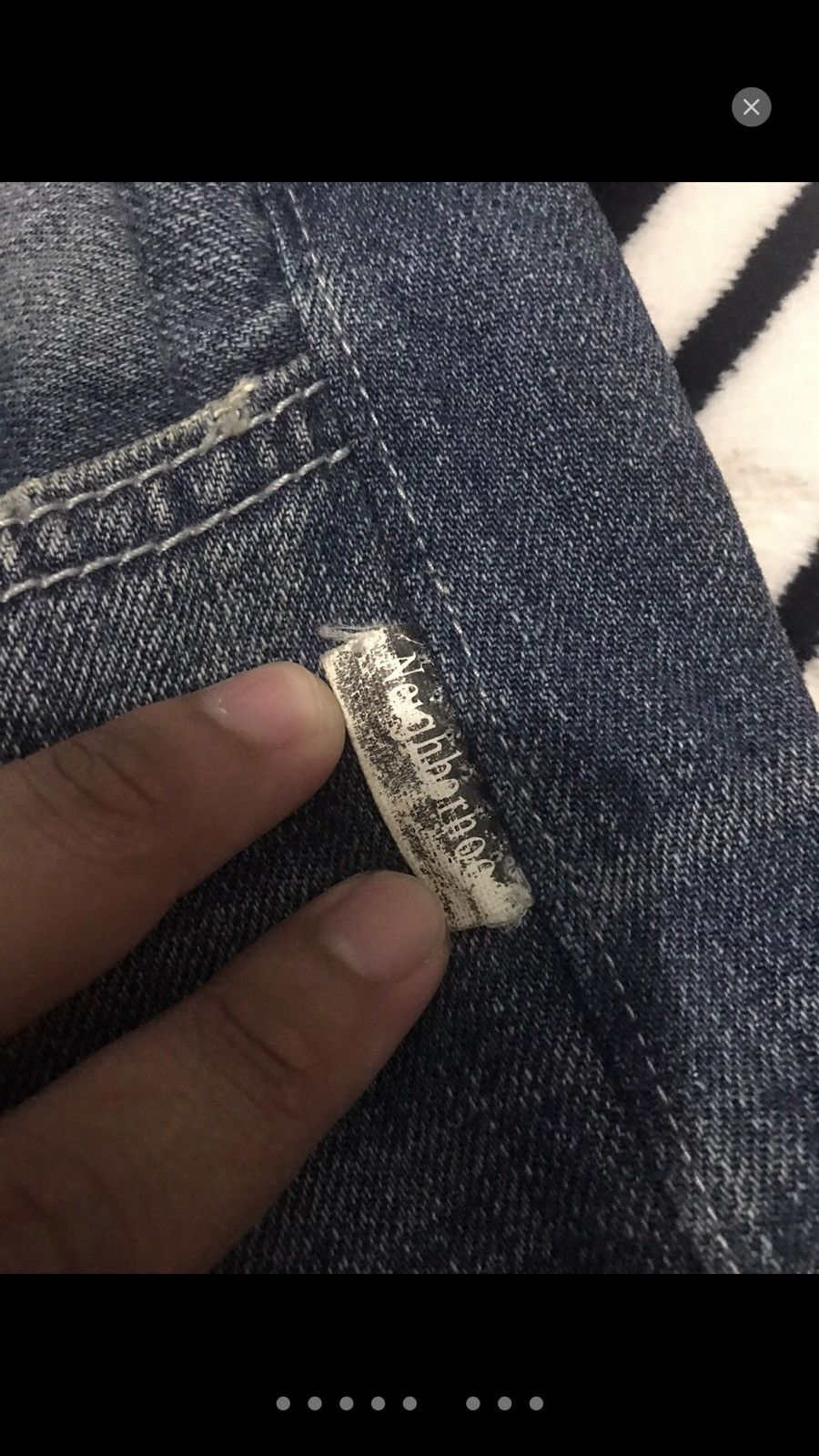 Neighborhood Neighborhood Distressed Denim Selvedge Jeans Japanese Brand Size US 30 / EU 46 - 6 Thumbnail