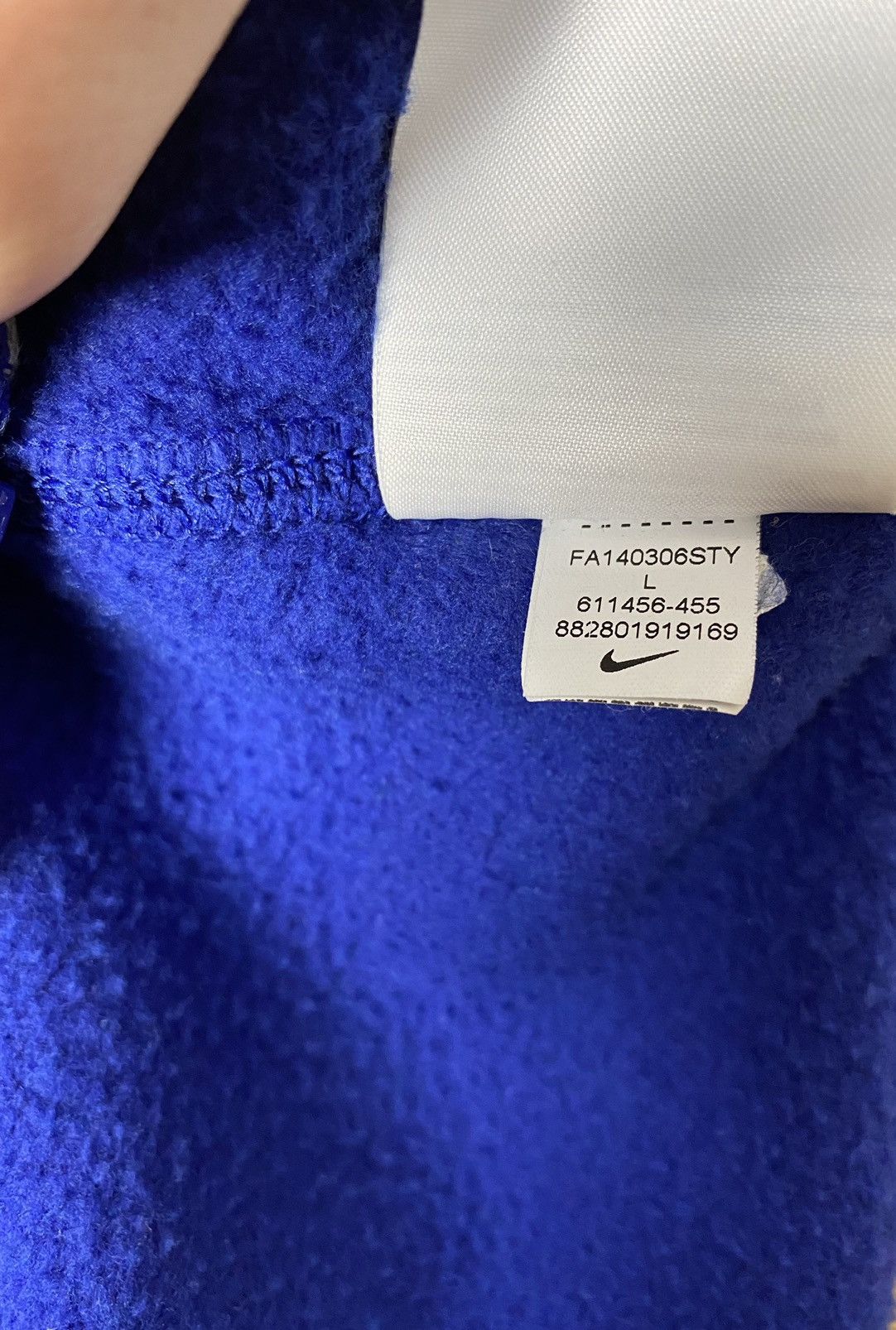 Nike × Nike ACG × Vintage Nike Vintage Embroidered Swoosh Logo Hoodie Size L Size US L / EU 52-54 / 3 - 6 Thumbnail