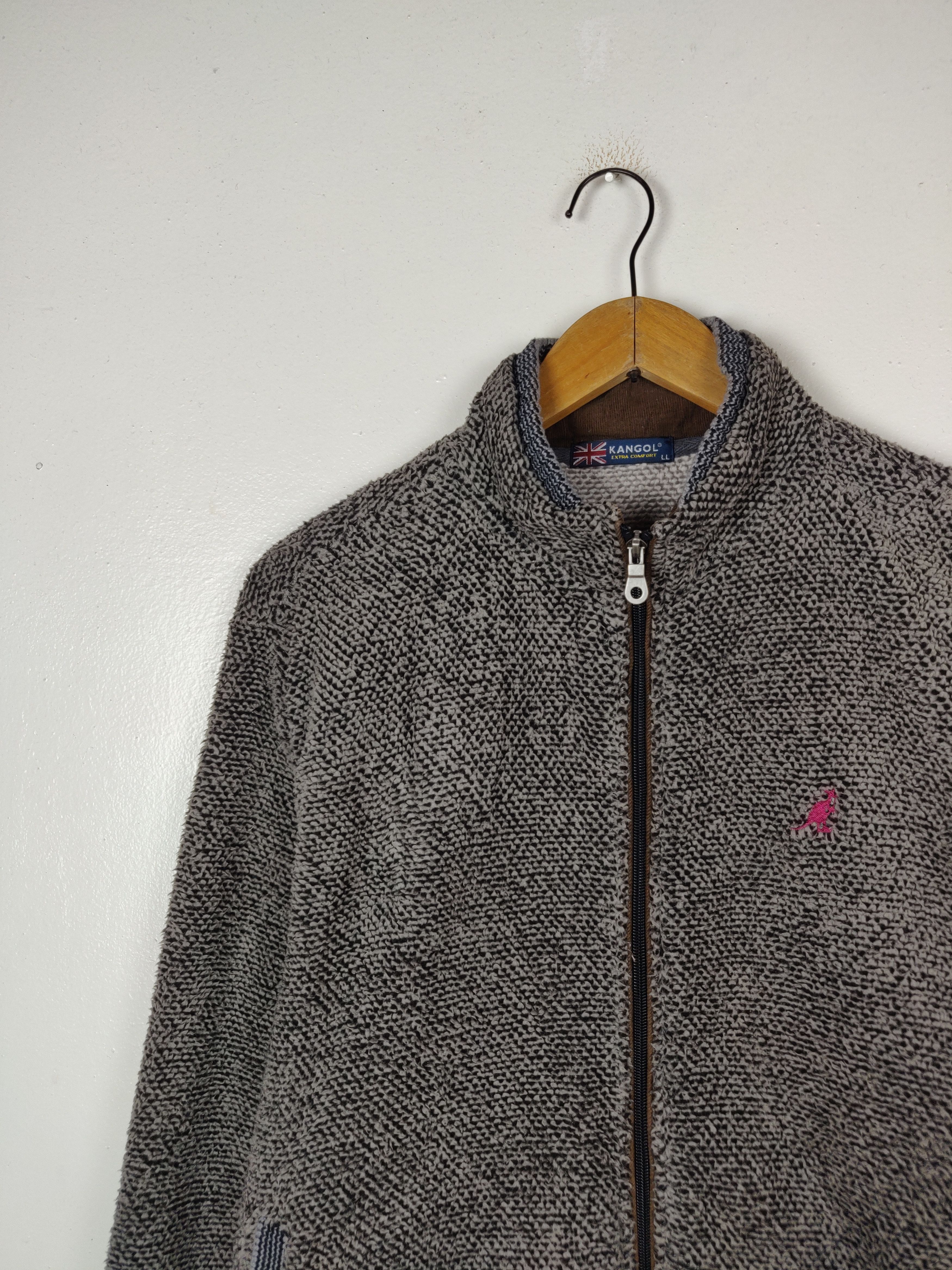 Kangol Vintage Kangol Zipper Jacket Sweater Sweatshirt Tops Size US XL / EU 56 / 4 - 5 Thumbnail