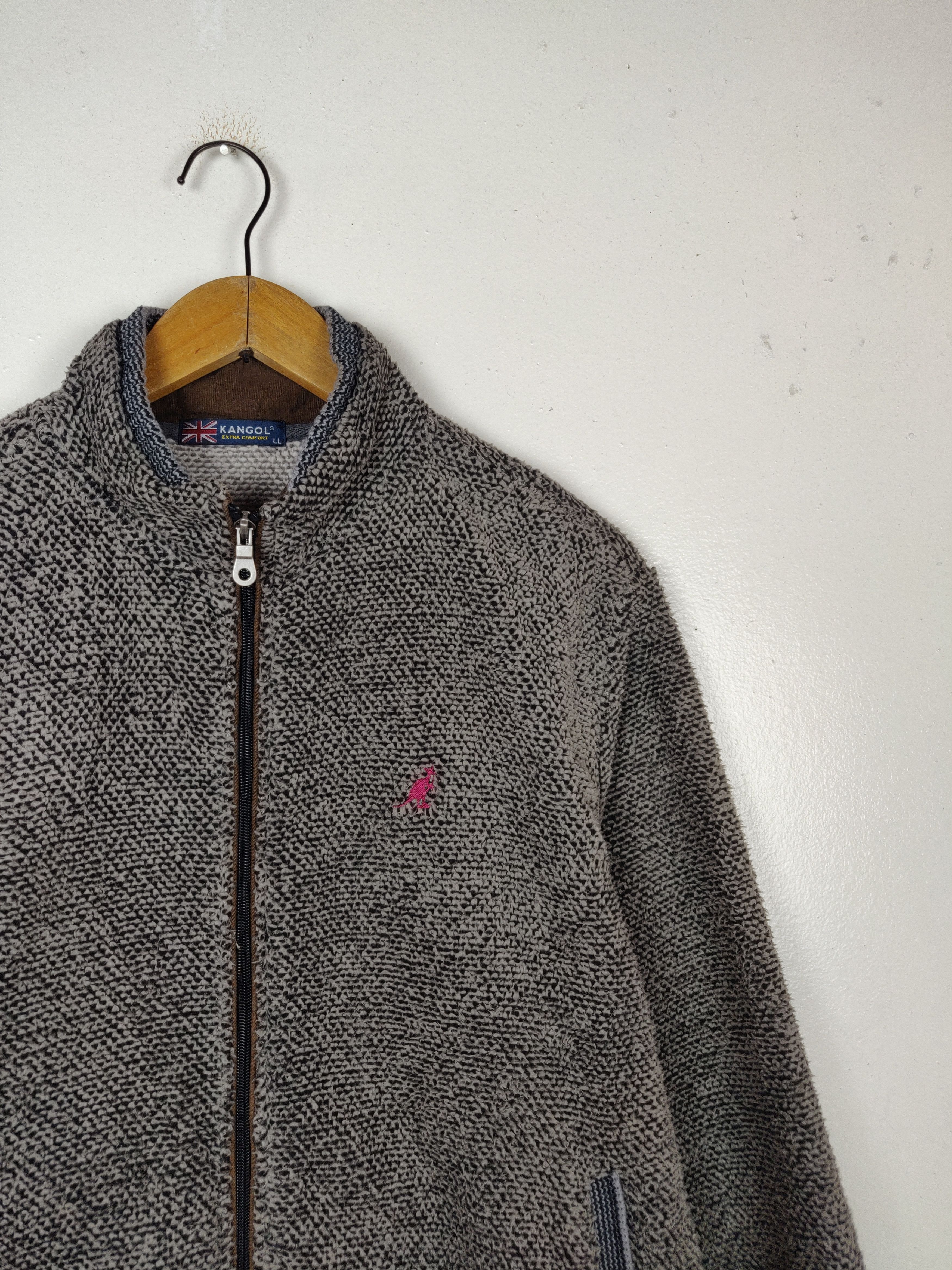 Kangol Vintage Kangol Zipper Jacket Sweater Sweatshirt Tops Size US XL / EU 56 / 4 - 6 Thumbnail