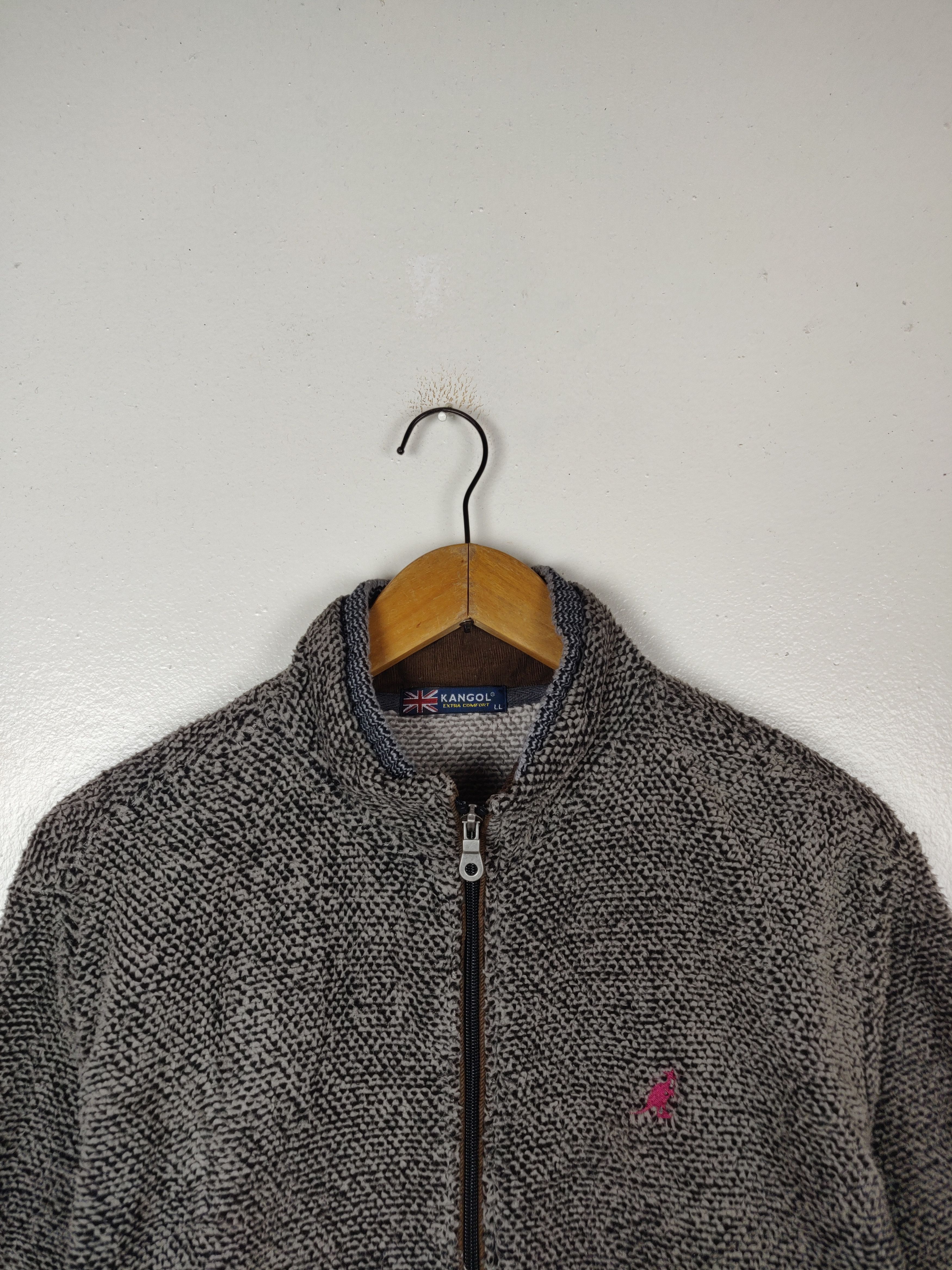 Kangol Vintage Kangol Zipper Jacket Sweater Sweatshirt Tops Size US XL / EU 56 / 4 - 4 Thumbnail
