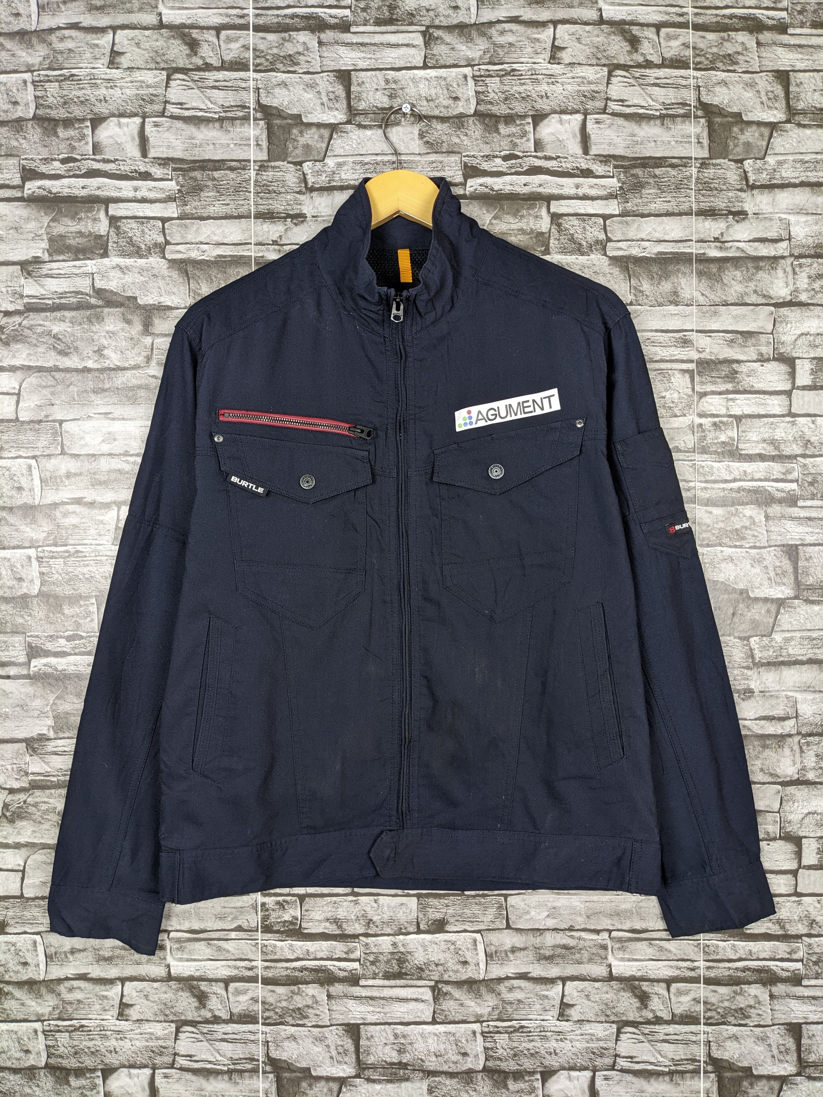 Japanese Brand Vintage Burtle Work Wear Light Jacket Tactical Gear Size US L / EU 52-54 / 3 - 2 Thumbnail