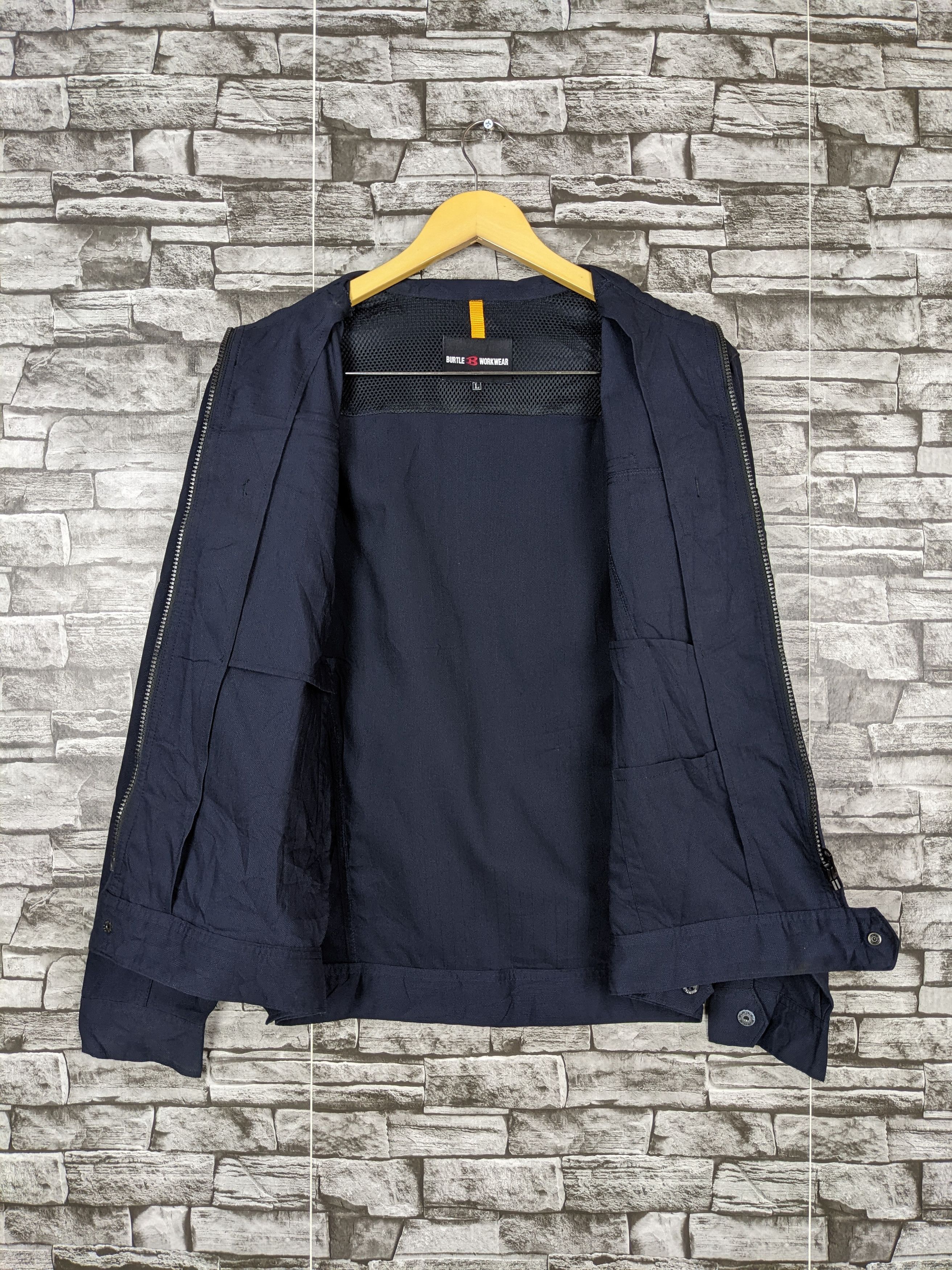 Japanese Brand Vintage Burtle Work Wear Light Jacket Tactical Gear Size US L / EU 52-54 / 3 - 9 Thumbnail